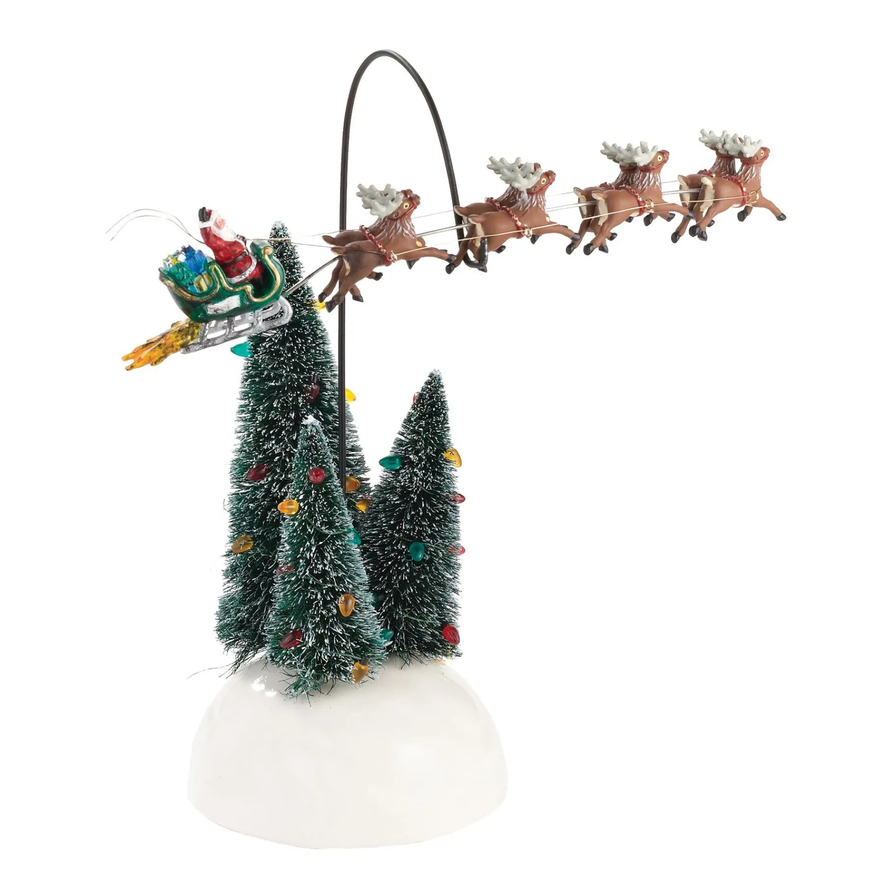 Department 56 The Original Snow Village>Animated Flaming Sleigh