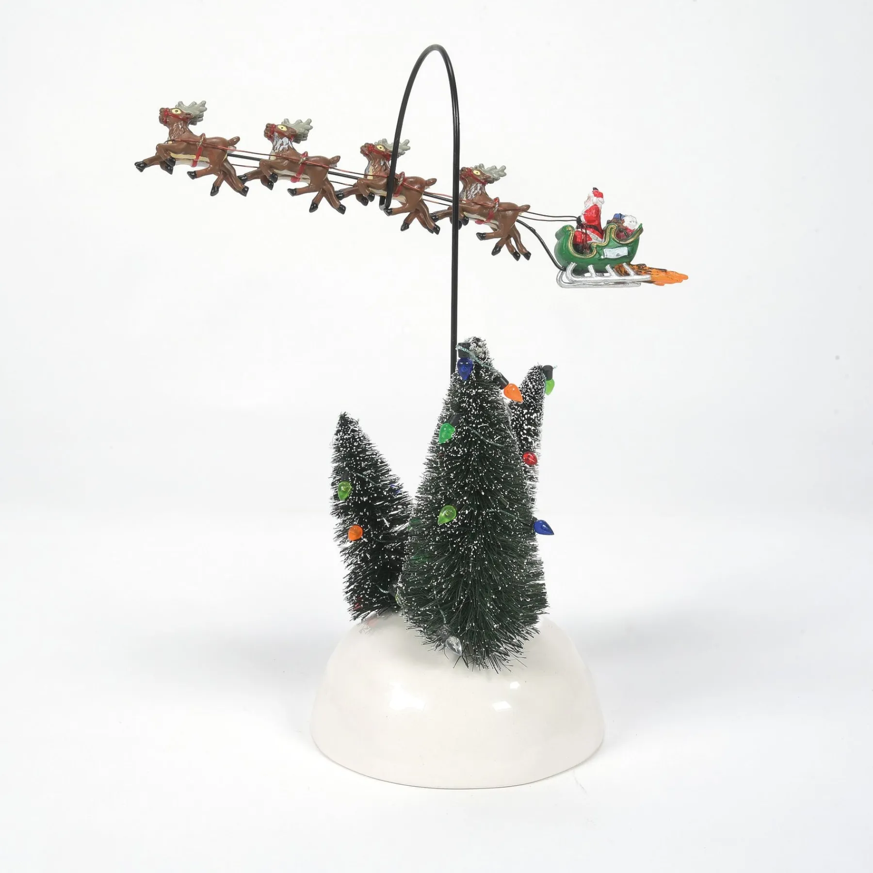 Department 56 The Original Snow Village>Animated Flaming Sleigh