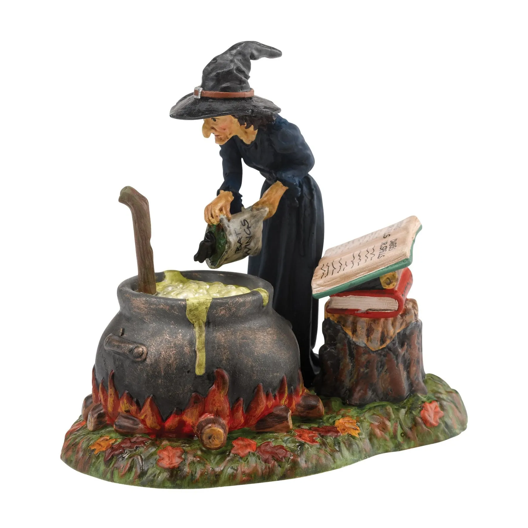 Department 56 Snow Village Halloween>Fire Burn & Cauldron Bubble