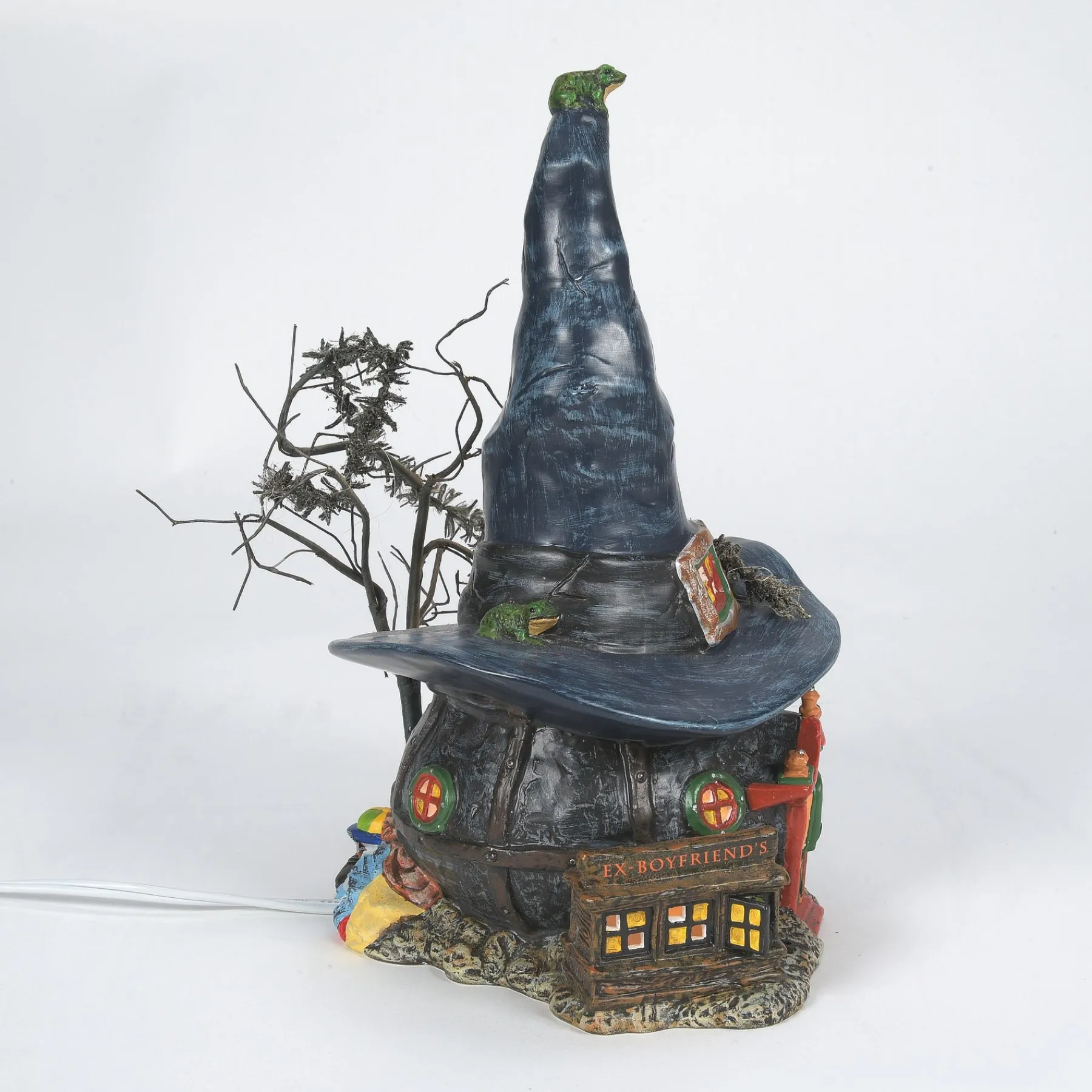 Department 56 Snow Village Halloween>Toads & Frogs Witchcraft Haunt