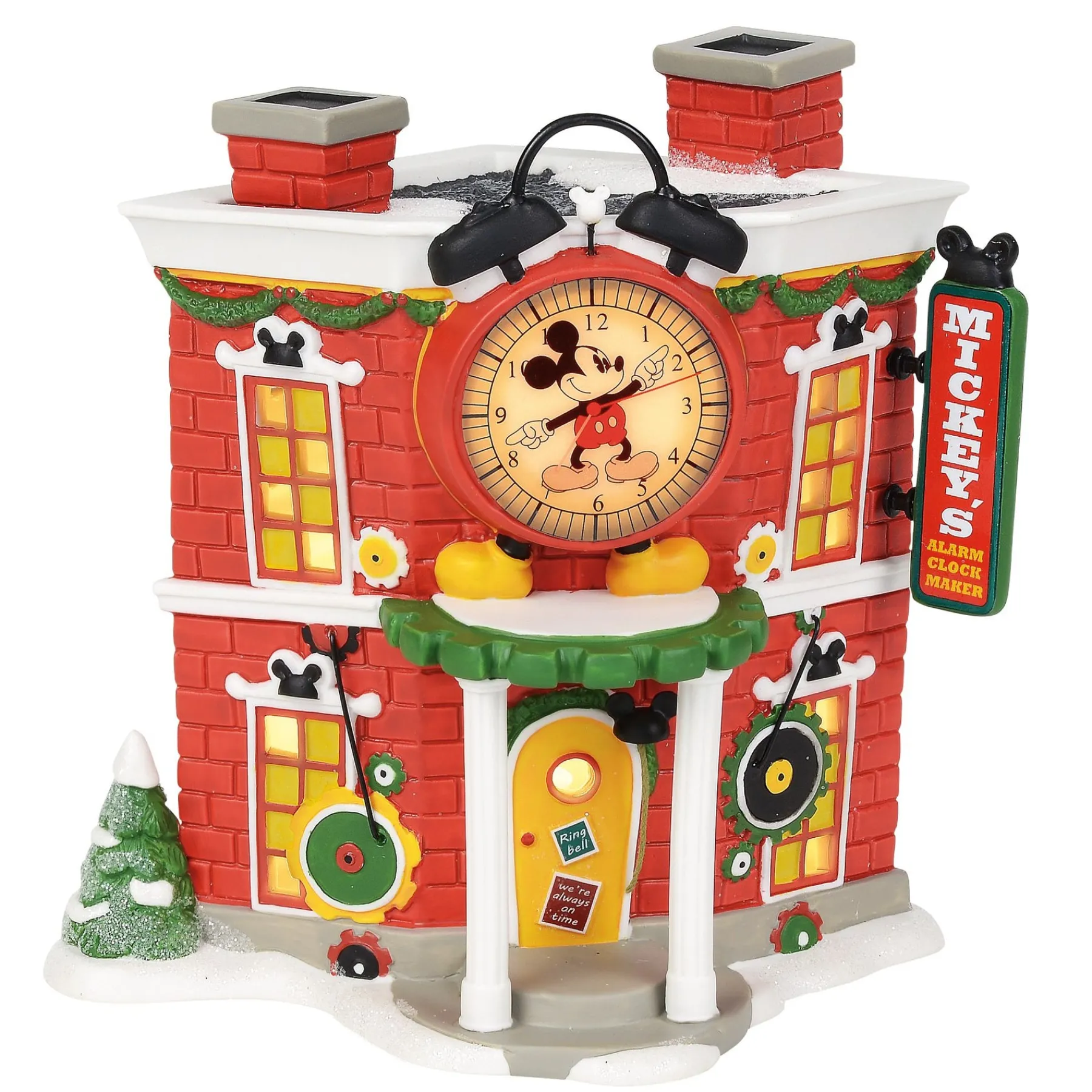 Department 56 Disney Village>Mickey's Alarm Clock Shop