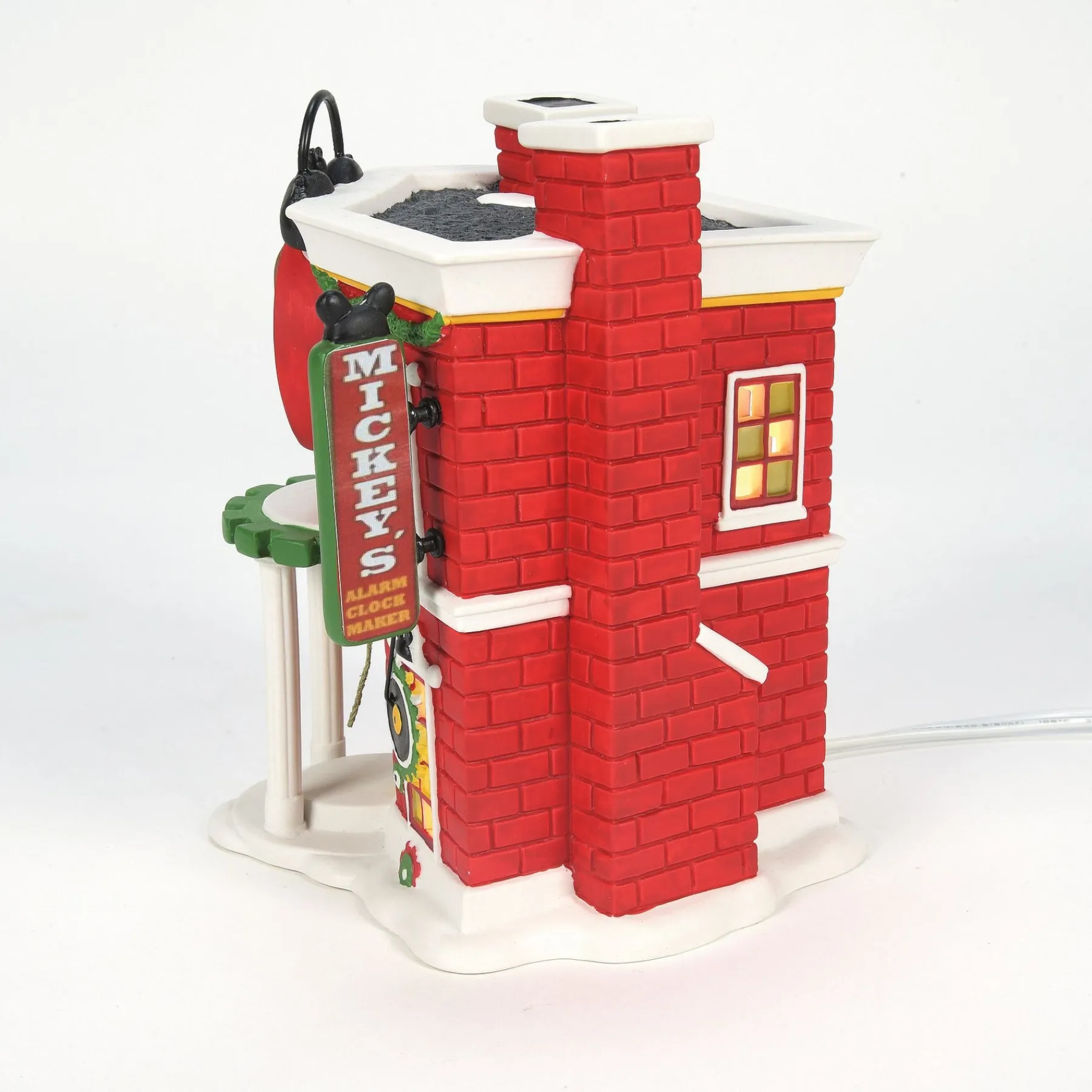 Department 56 Disney Village>Mickey's Alarm Clock Shop