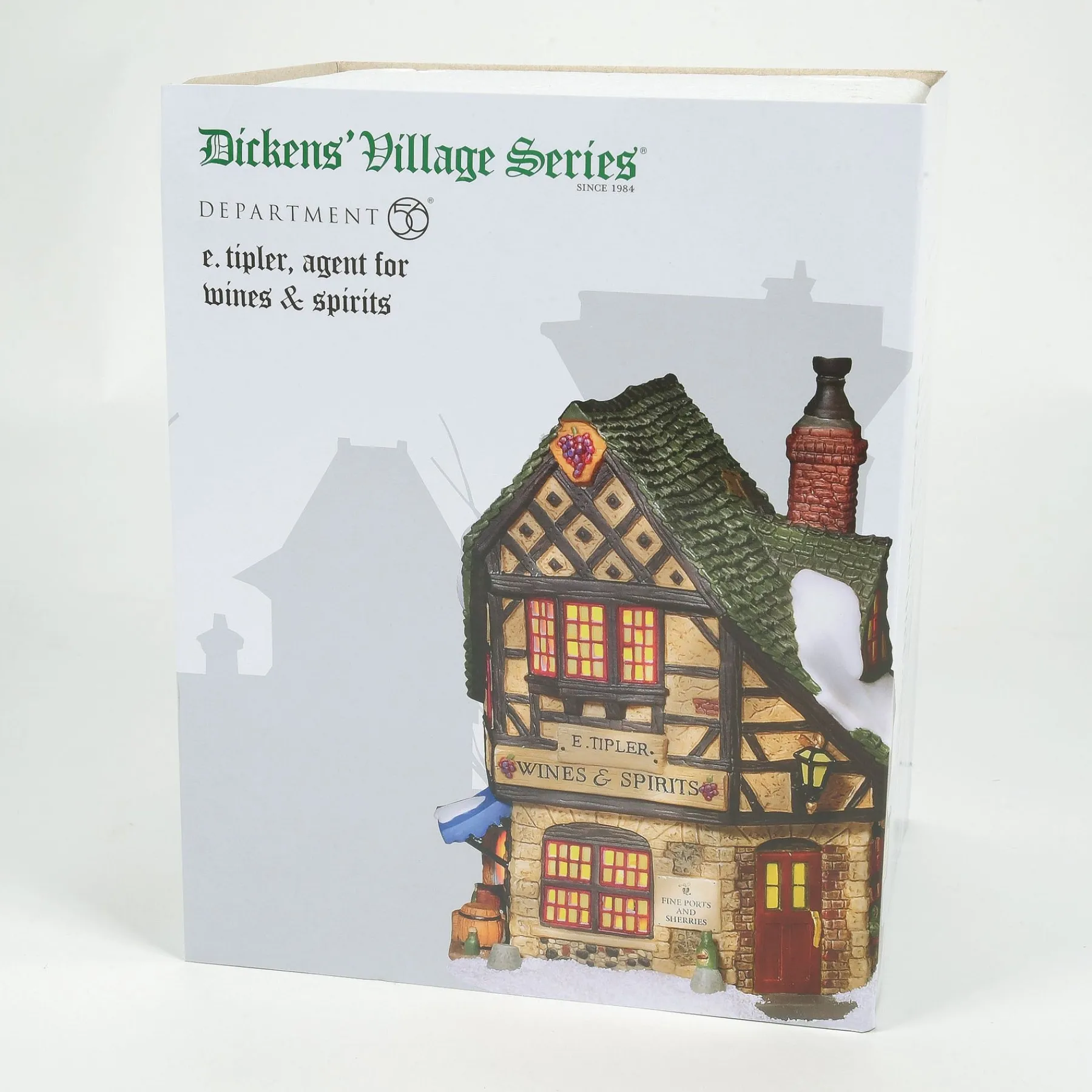 Department 56 Dickens Village Series>E Tipler Agent Wine Spirits