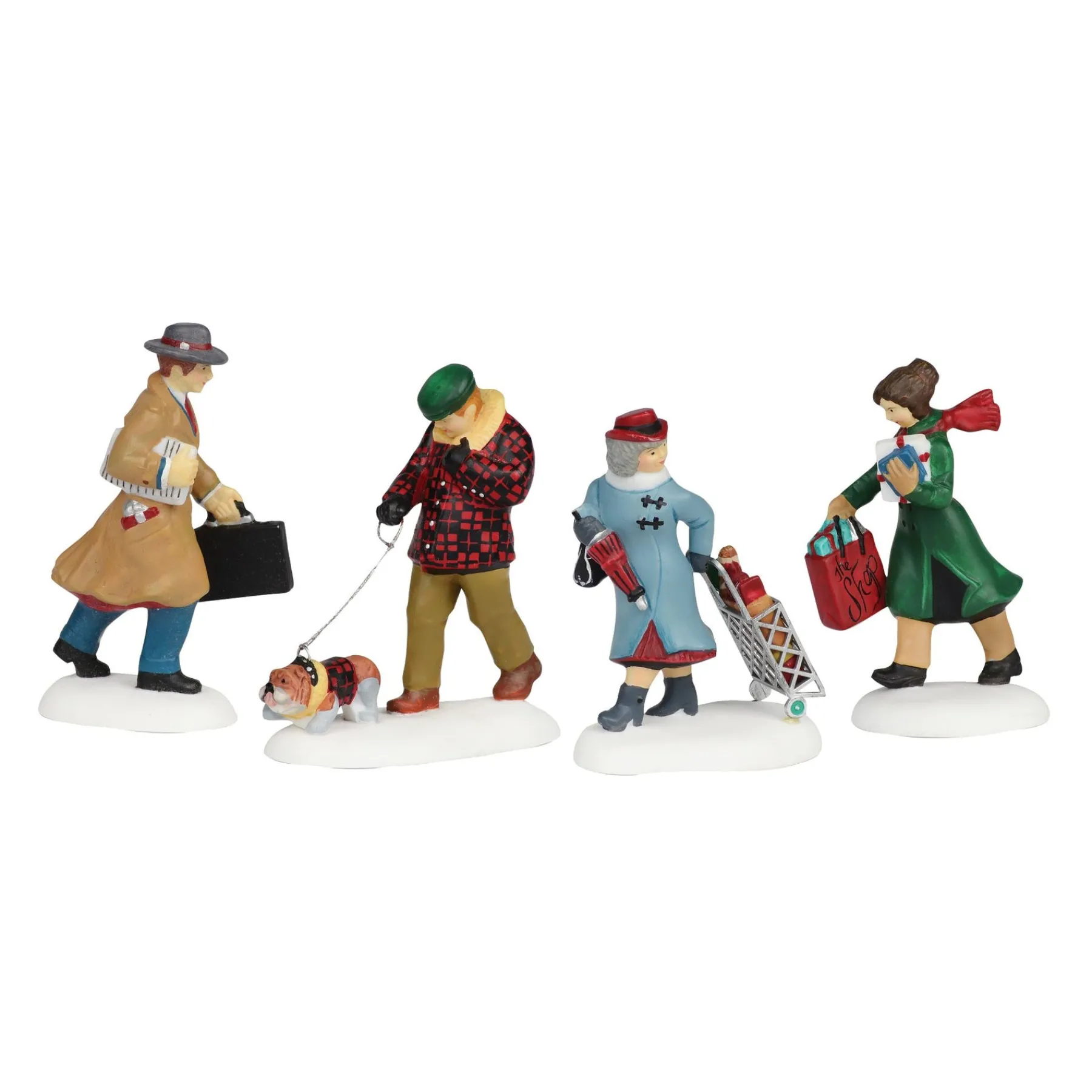 Department 56 Christmas In The City Series>Busy City Sidewalks