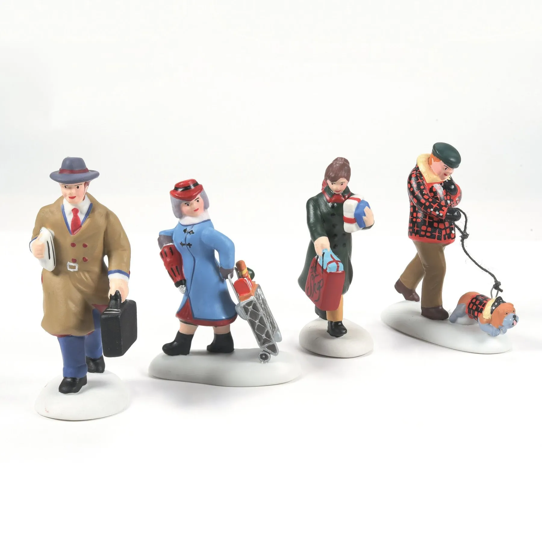 Department 56 Christmas In The City Series>Busy City Sidewalks