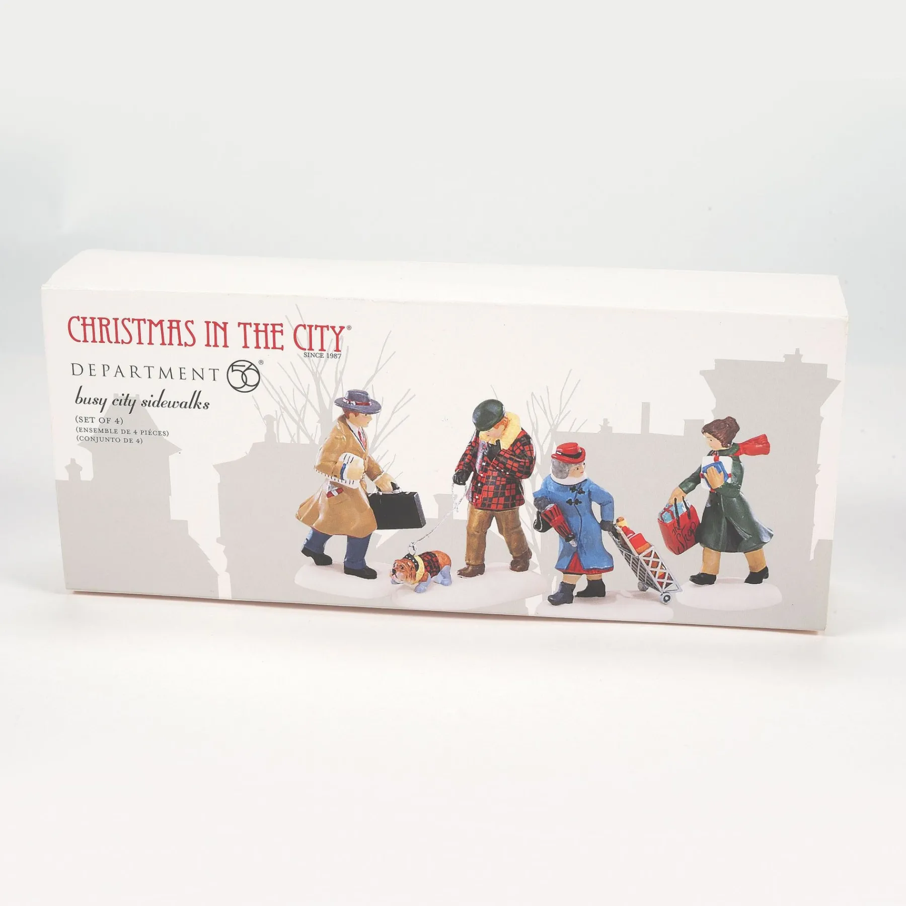 Department 56 Christmas In The City Series>Busy City Sidewalks