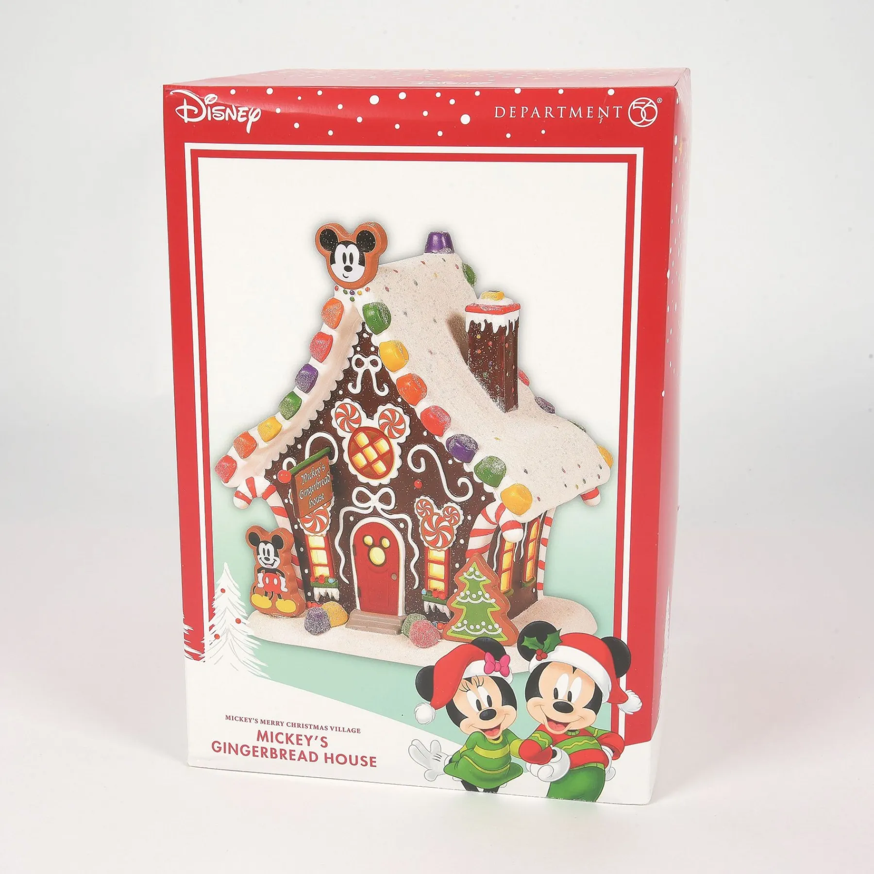 Department 56 Disney Village>Mickey's Gingerbread House