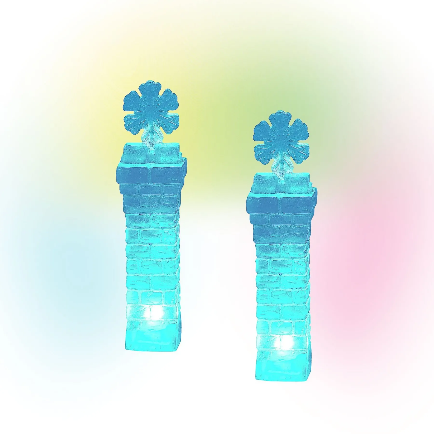 Department 56 Village Accessories>Lit Ice Castle Corners
