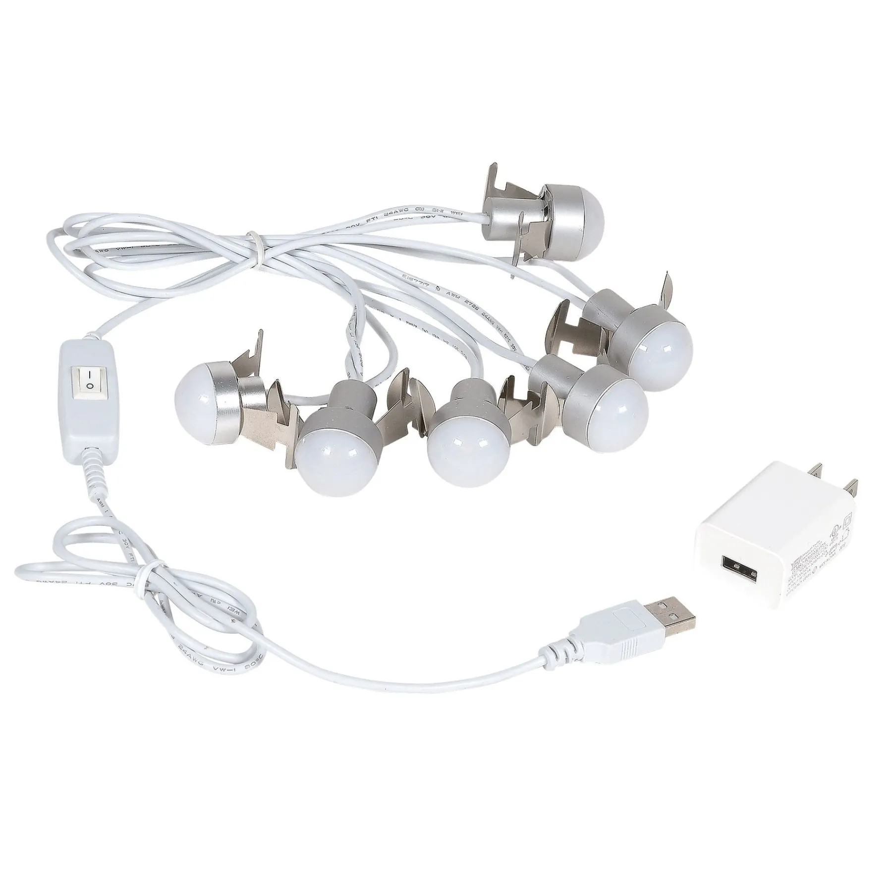 Department 56 Village Accessories>Village USB LED 6 Light Set