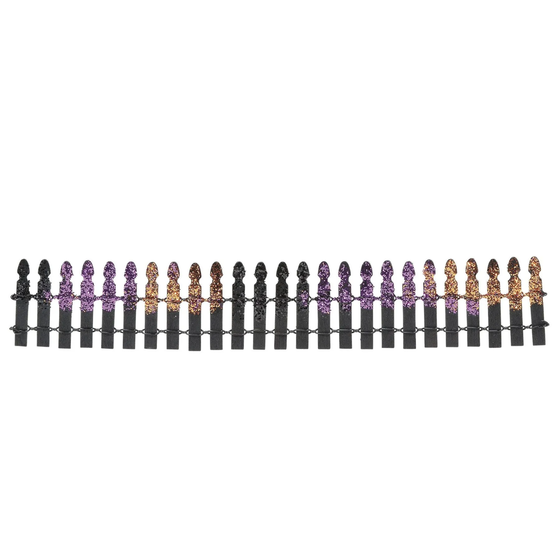 Department 56 Halloween Village Accessories>Halloween Glitter Fence