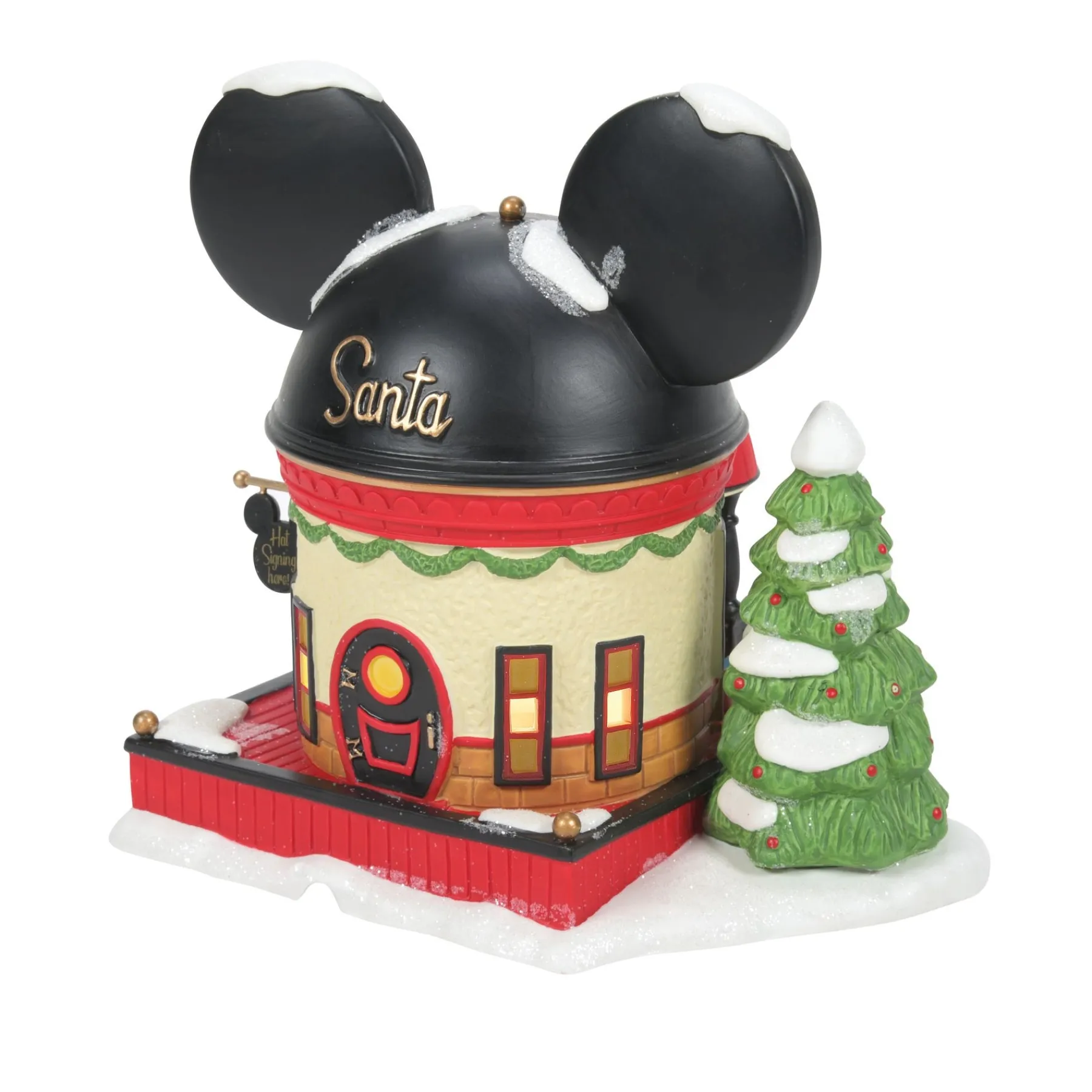Department 56 Disney Village>Mickey Mouse Ear Hat Shop