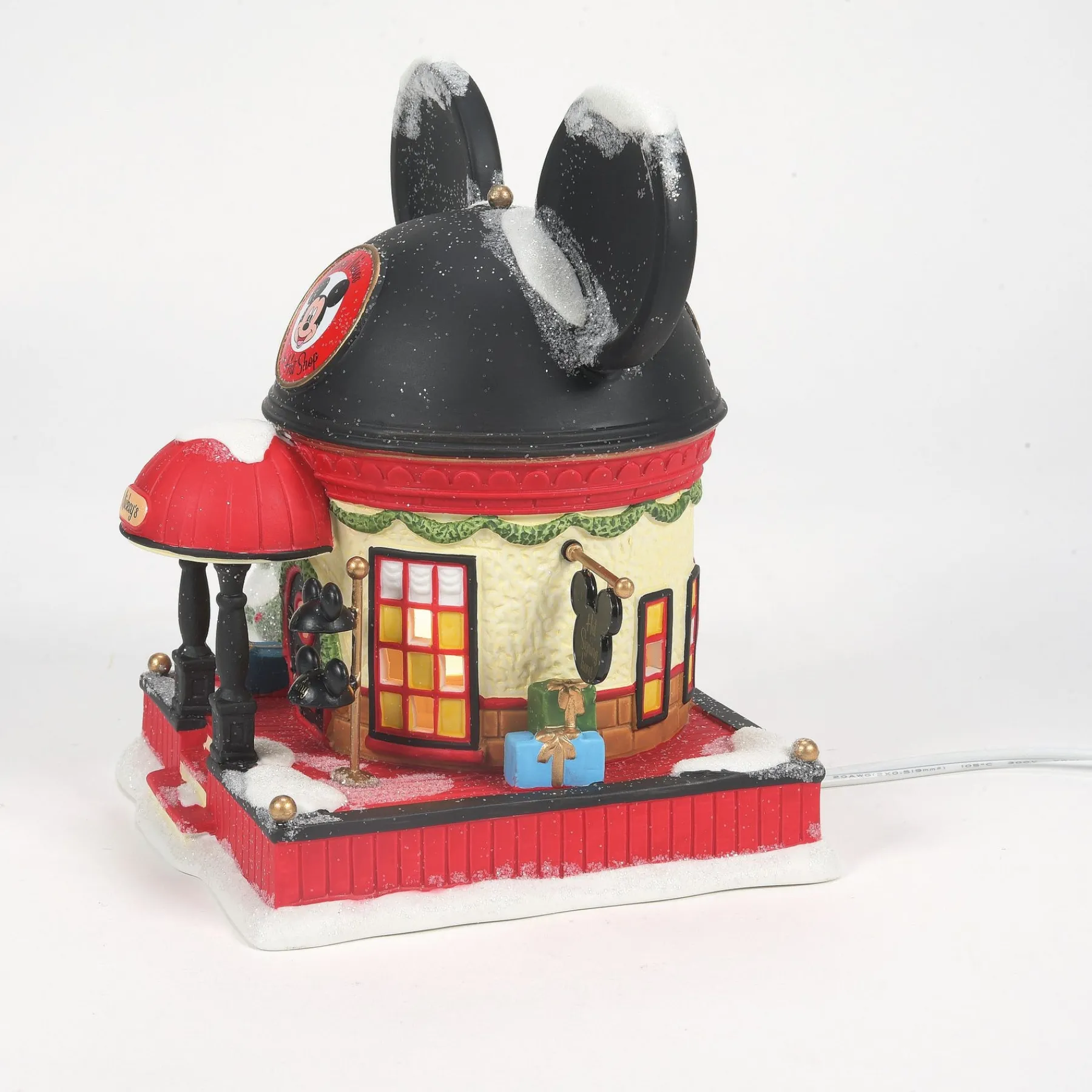 Department 56 Disney Village>Mickey Mouse Ear Hat Shop