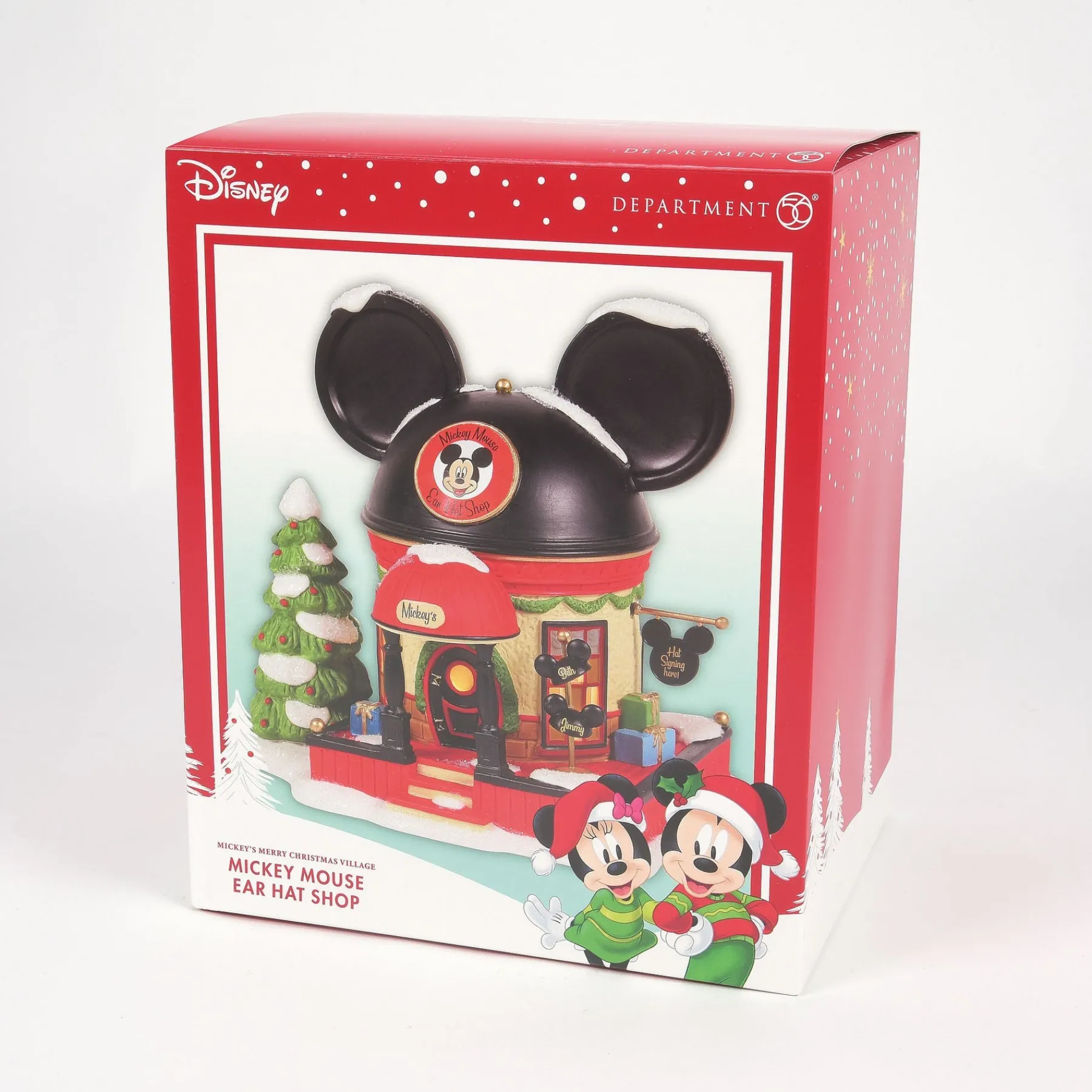 Department 56 Disney Village>Mickey Mouse Ear Hat Shop