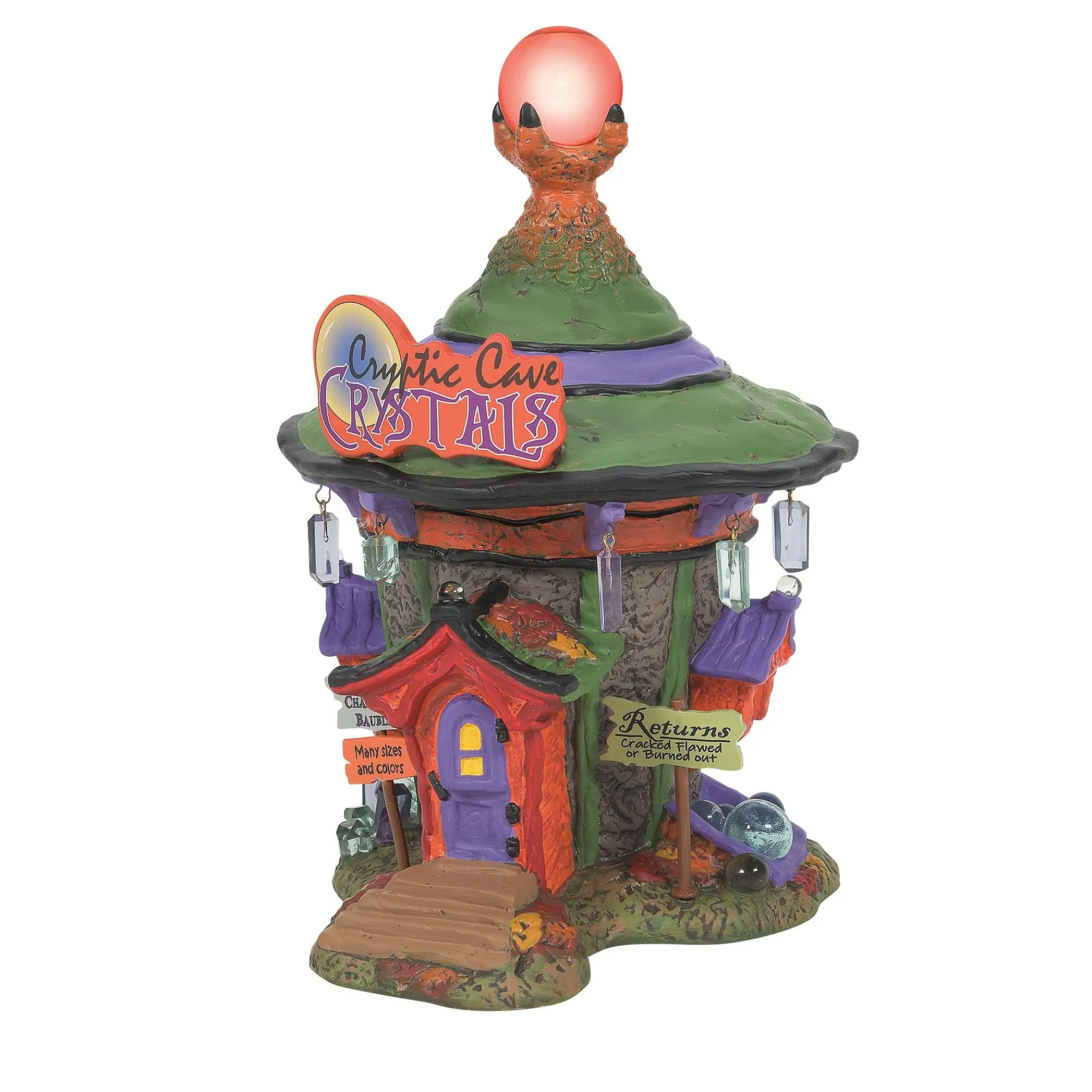 Department 56 Snow Village Halloween>Cryptic Cave Crystals