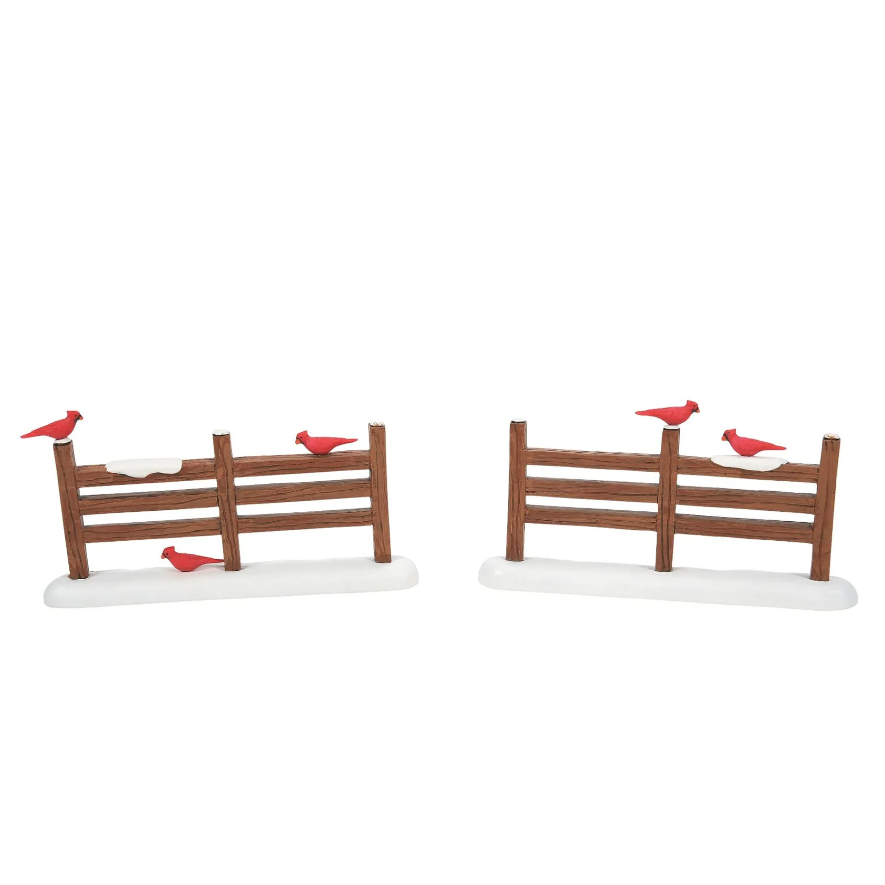 Department 56 Village Accessories>Cardinal Christmas Fence