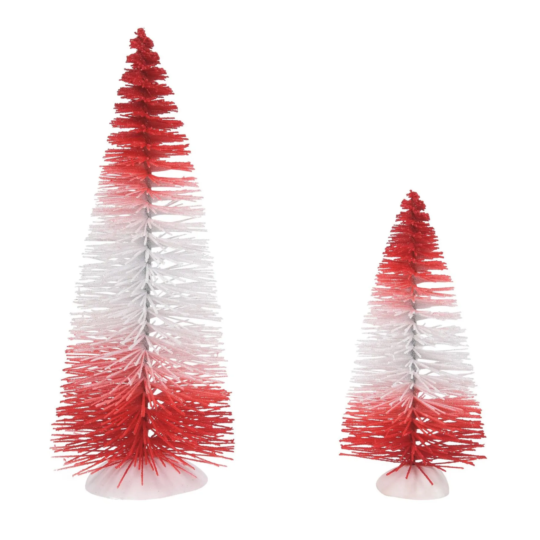 Department 56 Village Accessories>Peppermint Stripe Trees set2