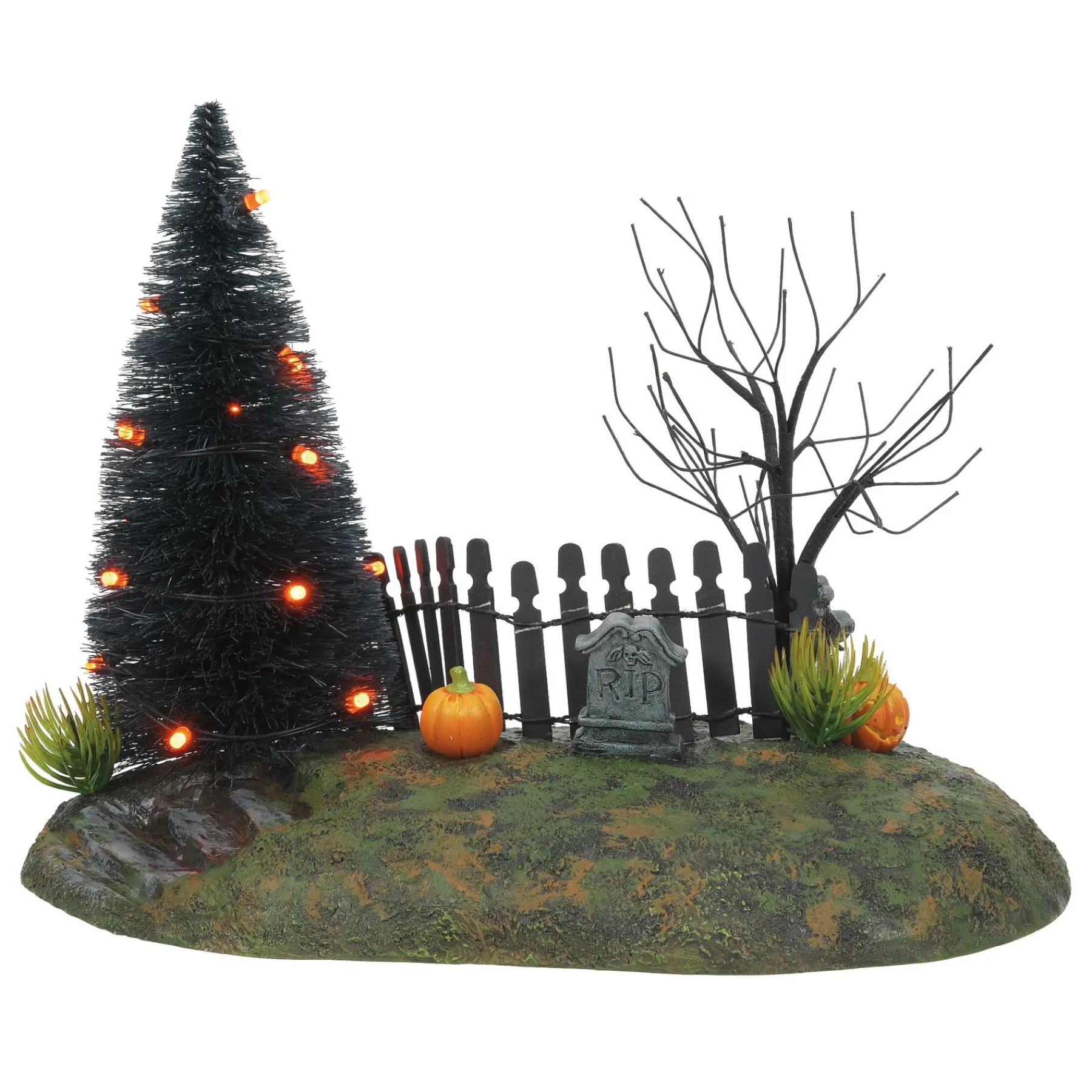 Department 56 Halloween Village Accessories>Fright Night Lit Base