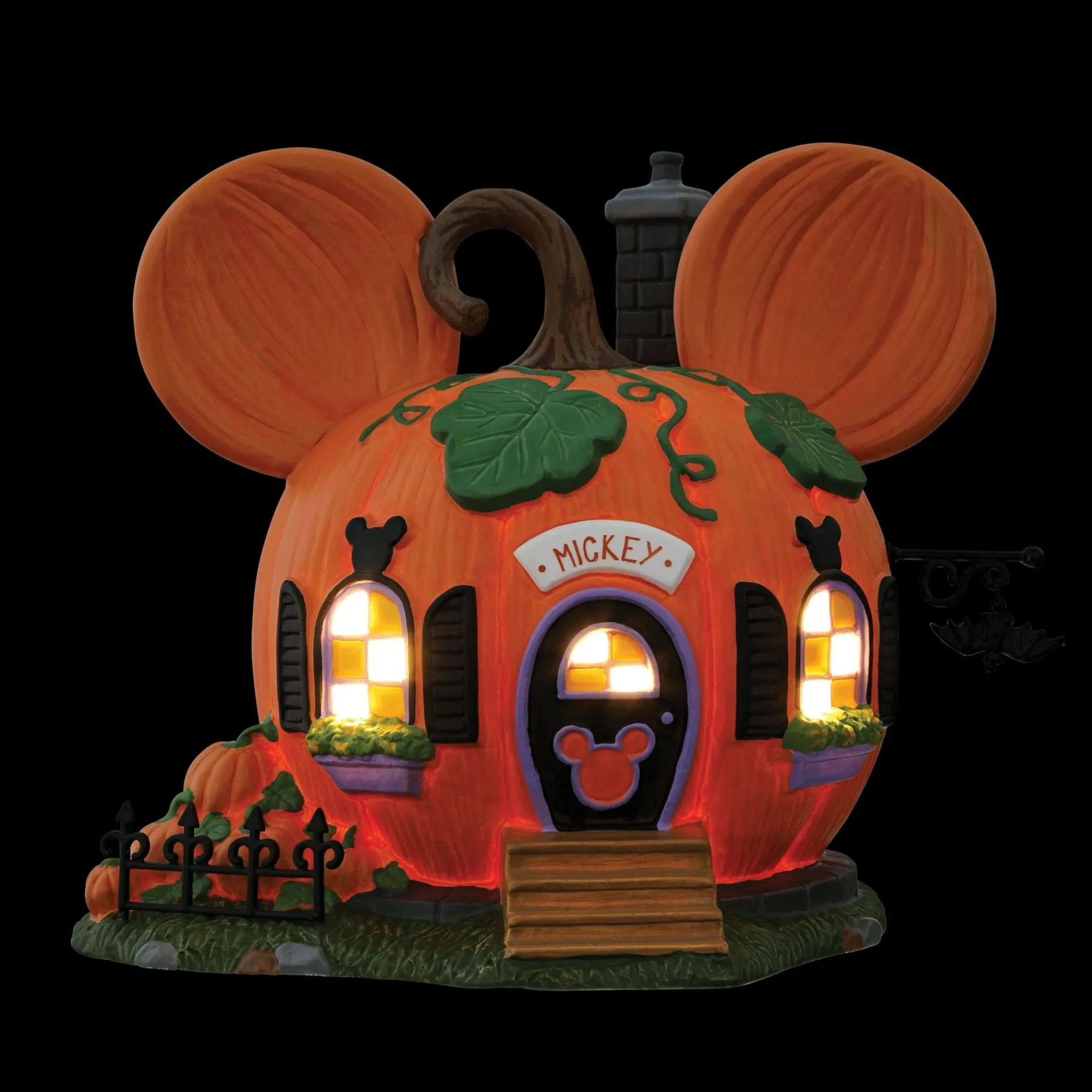 Department 56 Disney Village>Mickey's Pumpkintown House