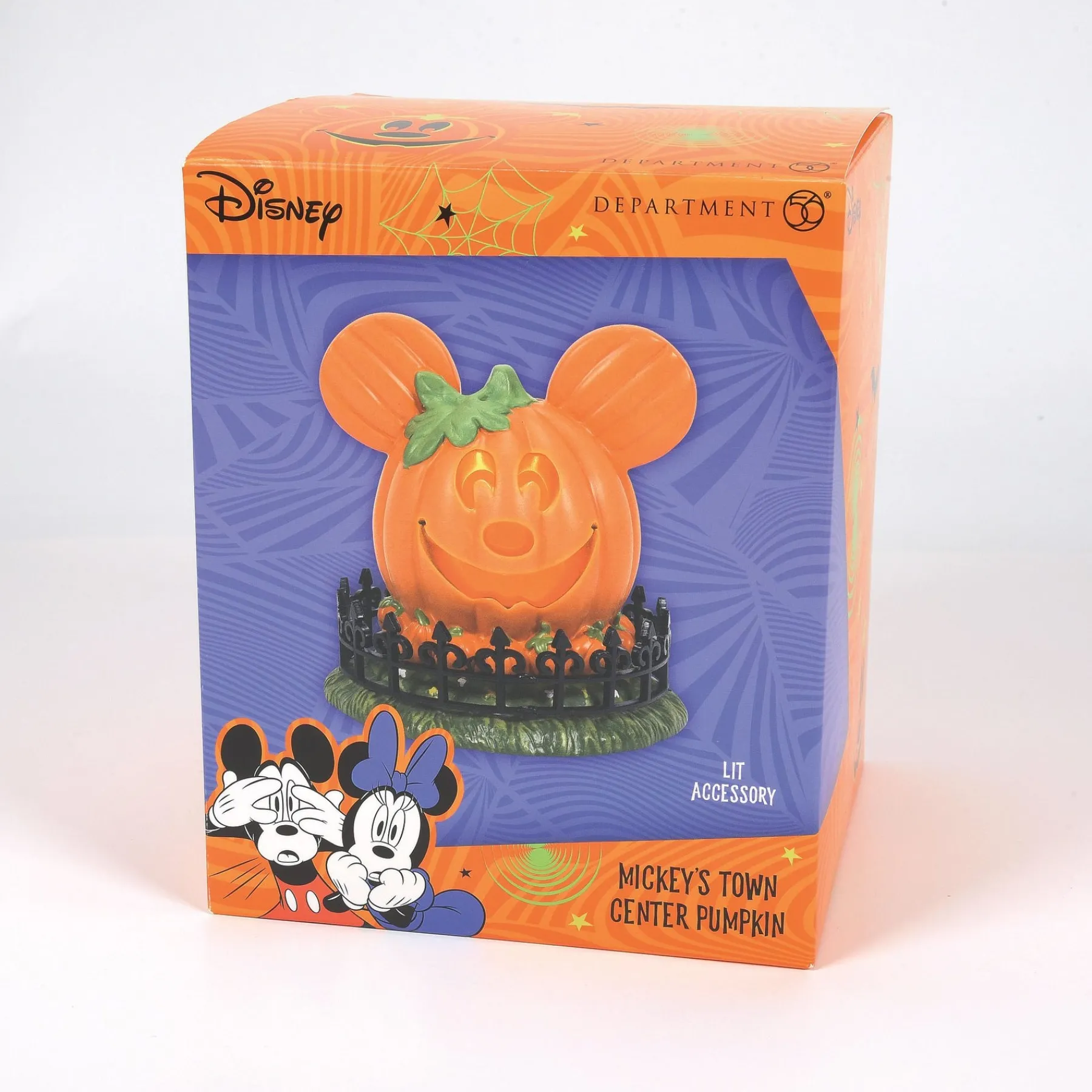 Department 56 Disney Village>Mickey's Town Center Pumpkin
