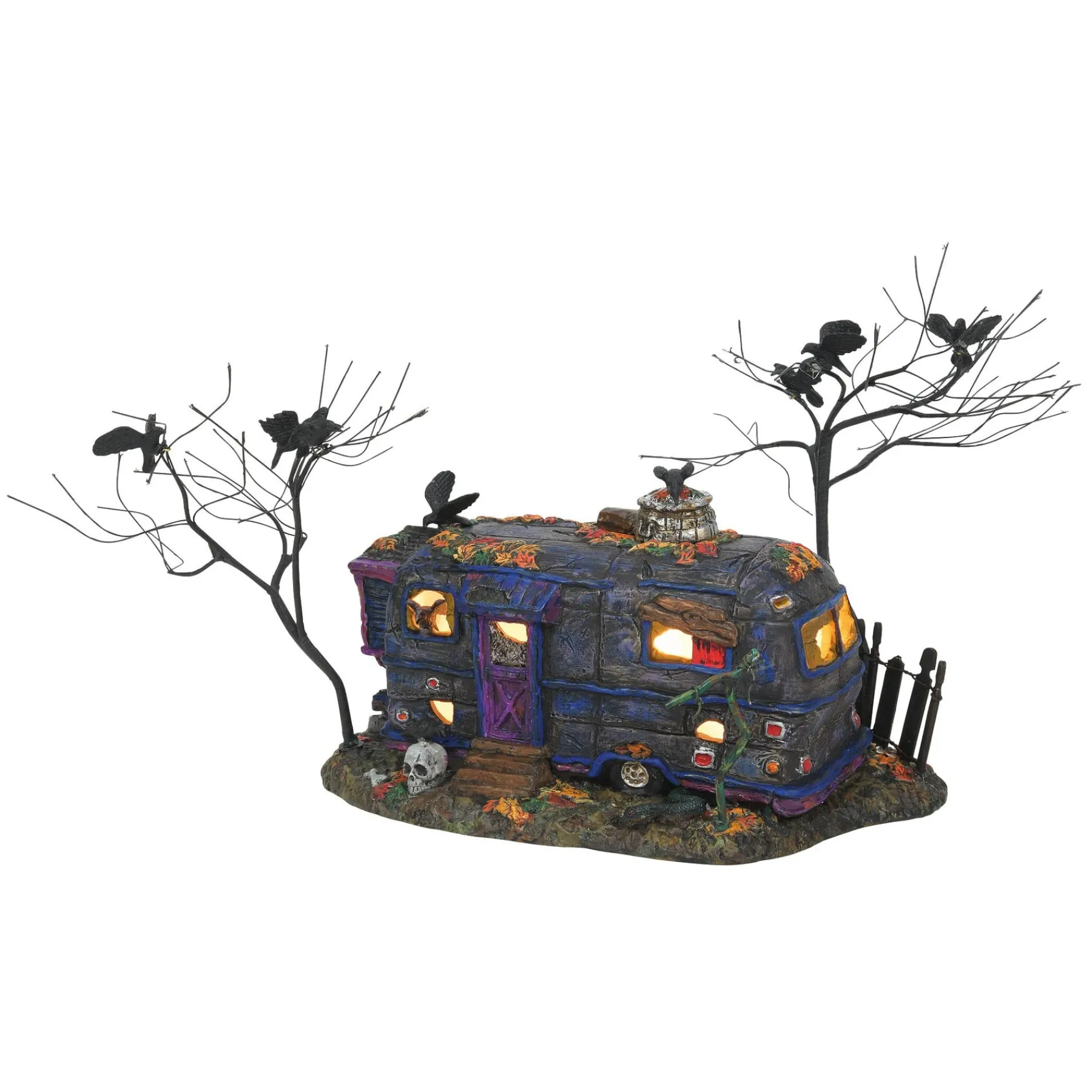 Department 56 Snow Village Halloween>Cackling Crow Caravan