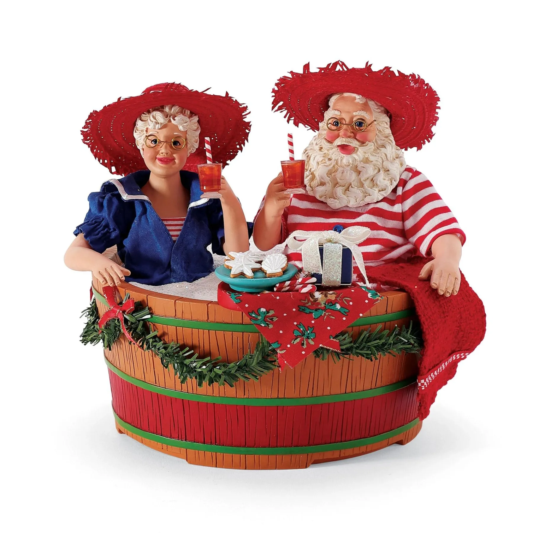 Department 56 By The Sea>Hot Tub Party