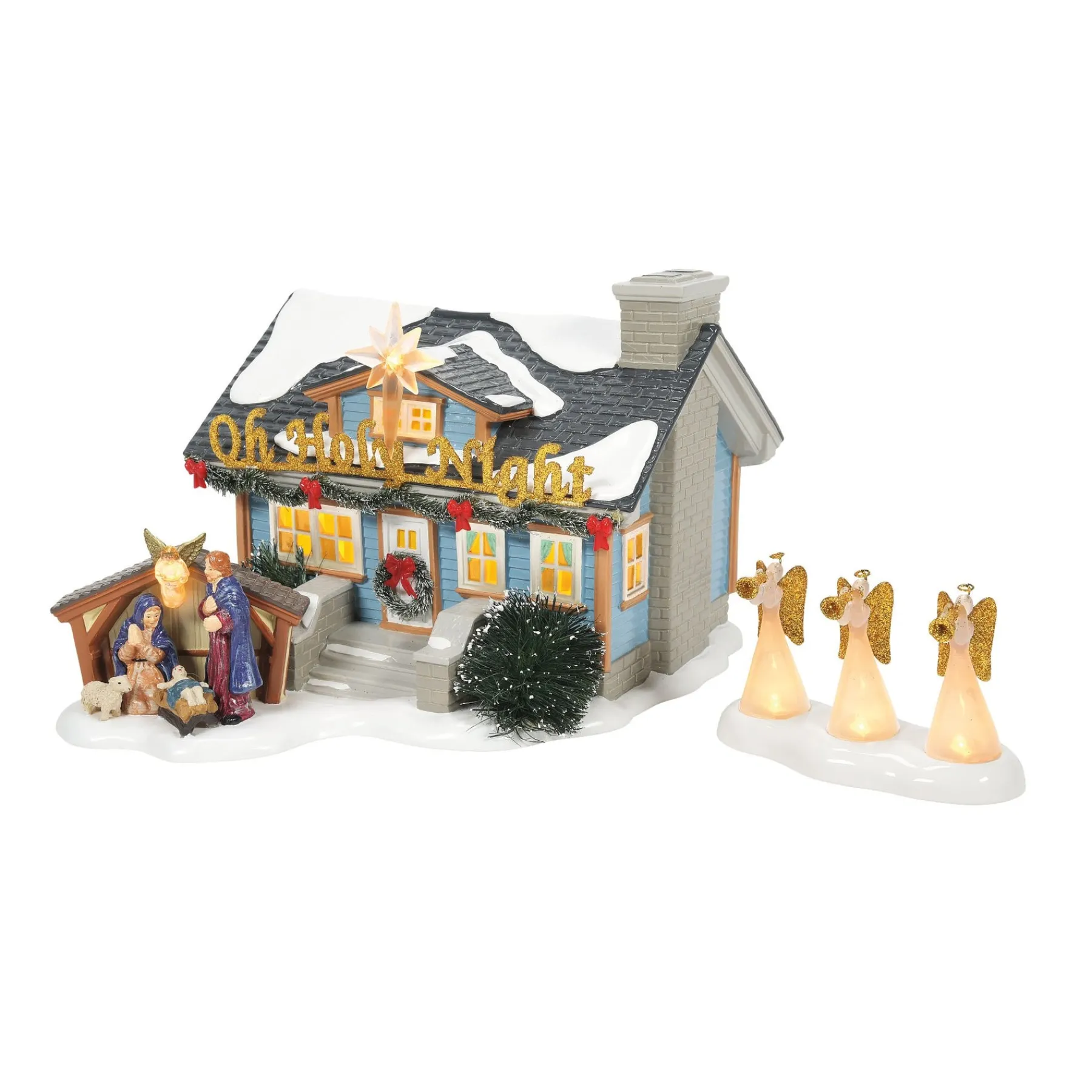 Department 56 The Original Snow Village>Oh Holy Night House