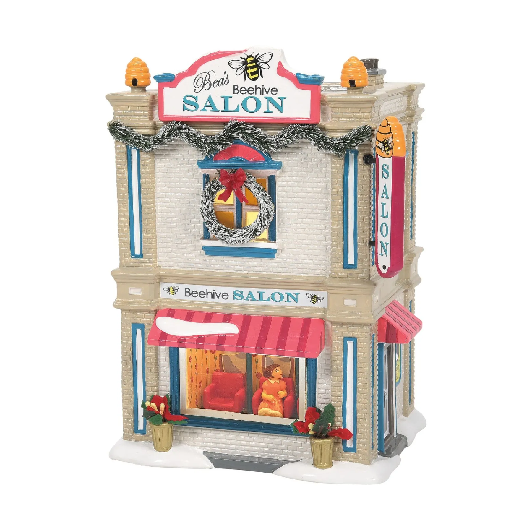 Department 56 The Original Snow Village>Bea's Beehive Salon