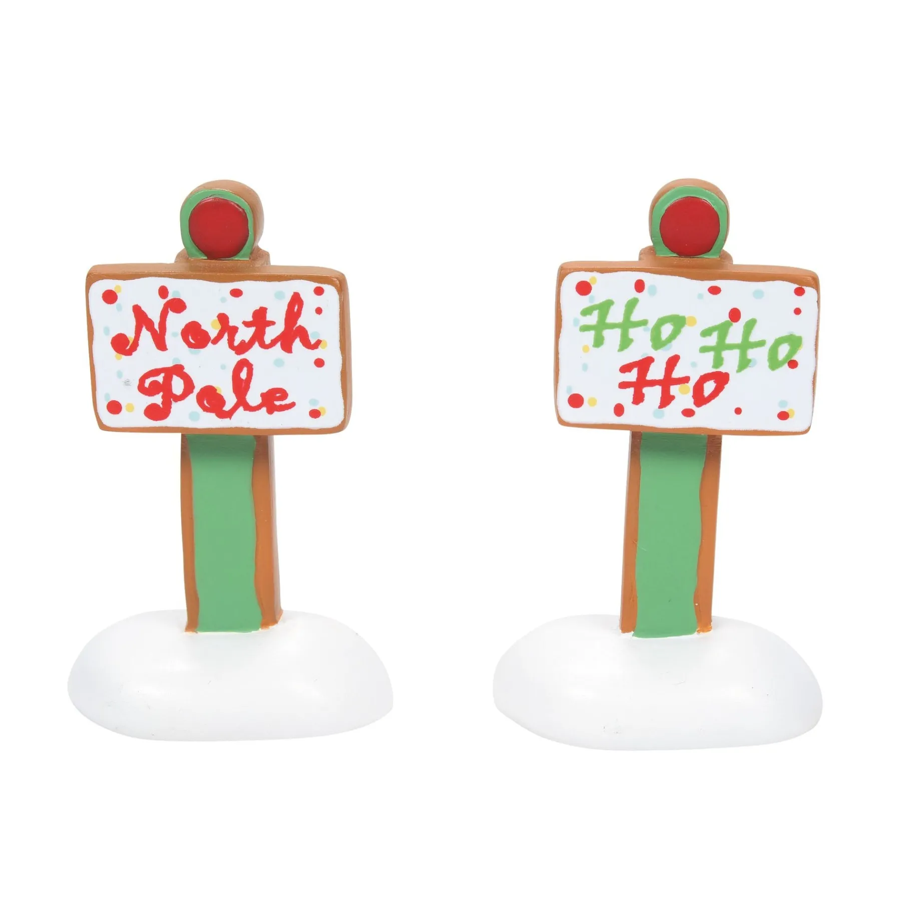 Department 56 Village Accessories>Gingerbread Xmas Signs St/2