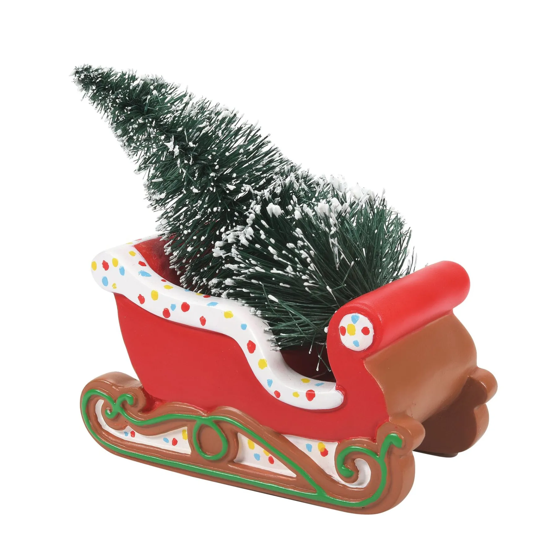 Department 56 Village Accessories>Gingerbread Christmas Sleigh
