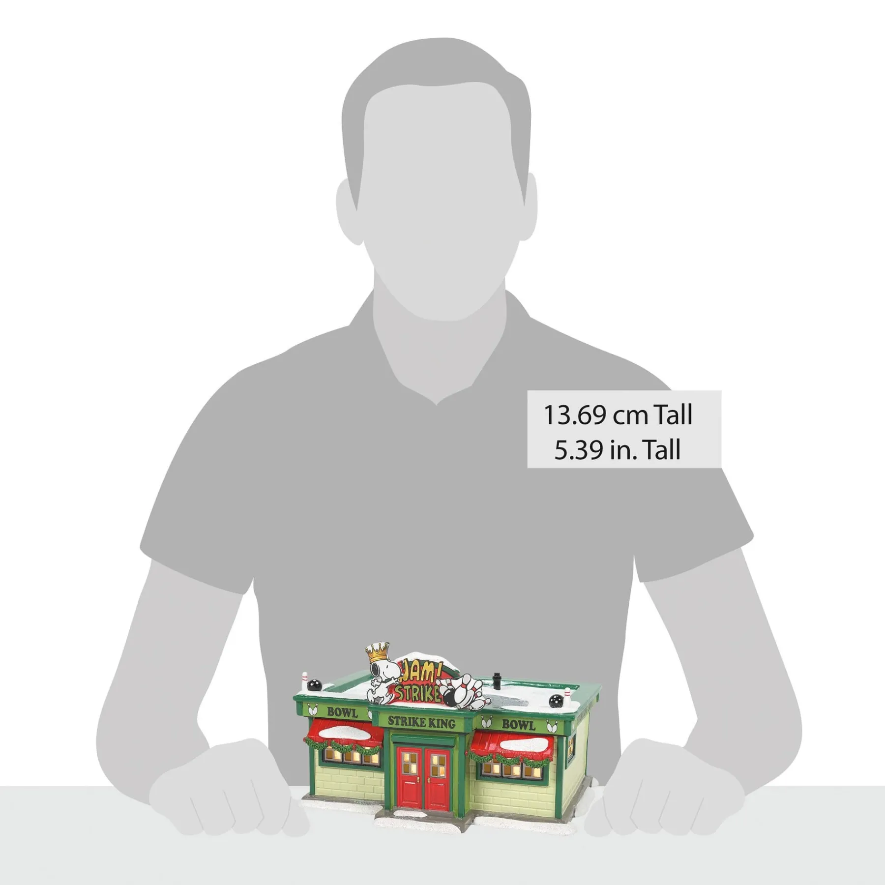 Department 56 Peanuts® Village>Strike King Bowling Alley