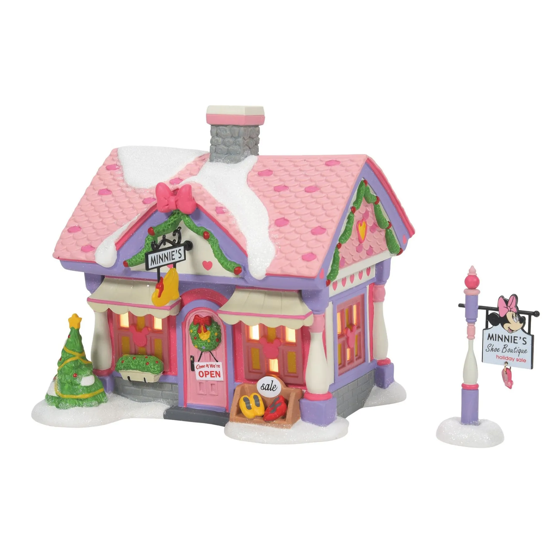 Department 56 Disney Village>Minnie's Shoe Boutique