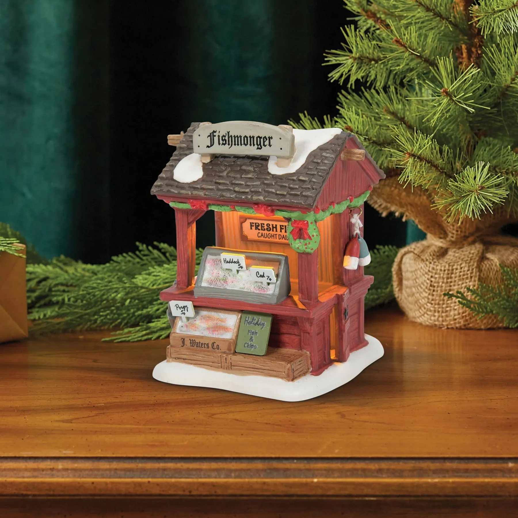 Department 56 Dickens Village Series>Fishmonger