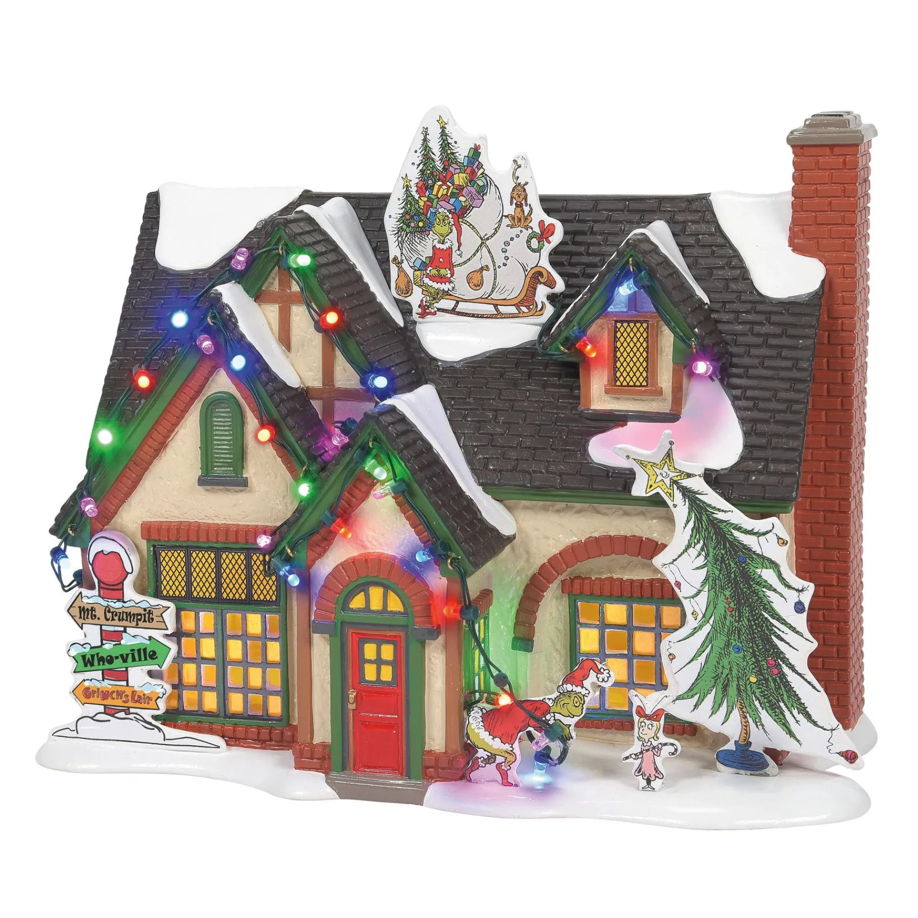 Department 56 The Original Snow Village>The Grinch House