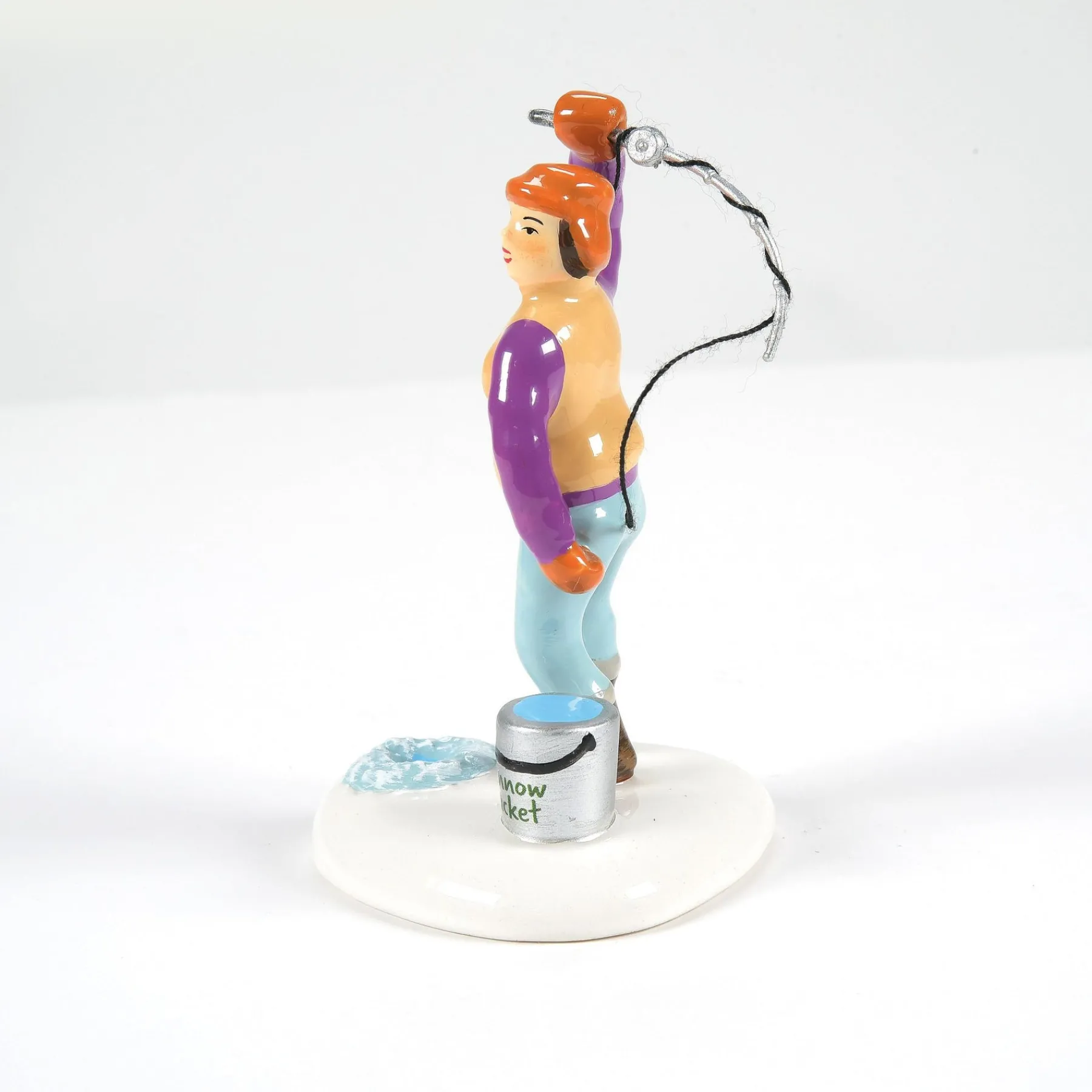 Department 56 The Original Snow Village>I May Hve Hooked A Big One