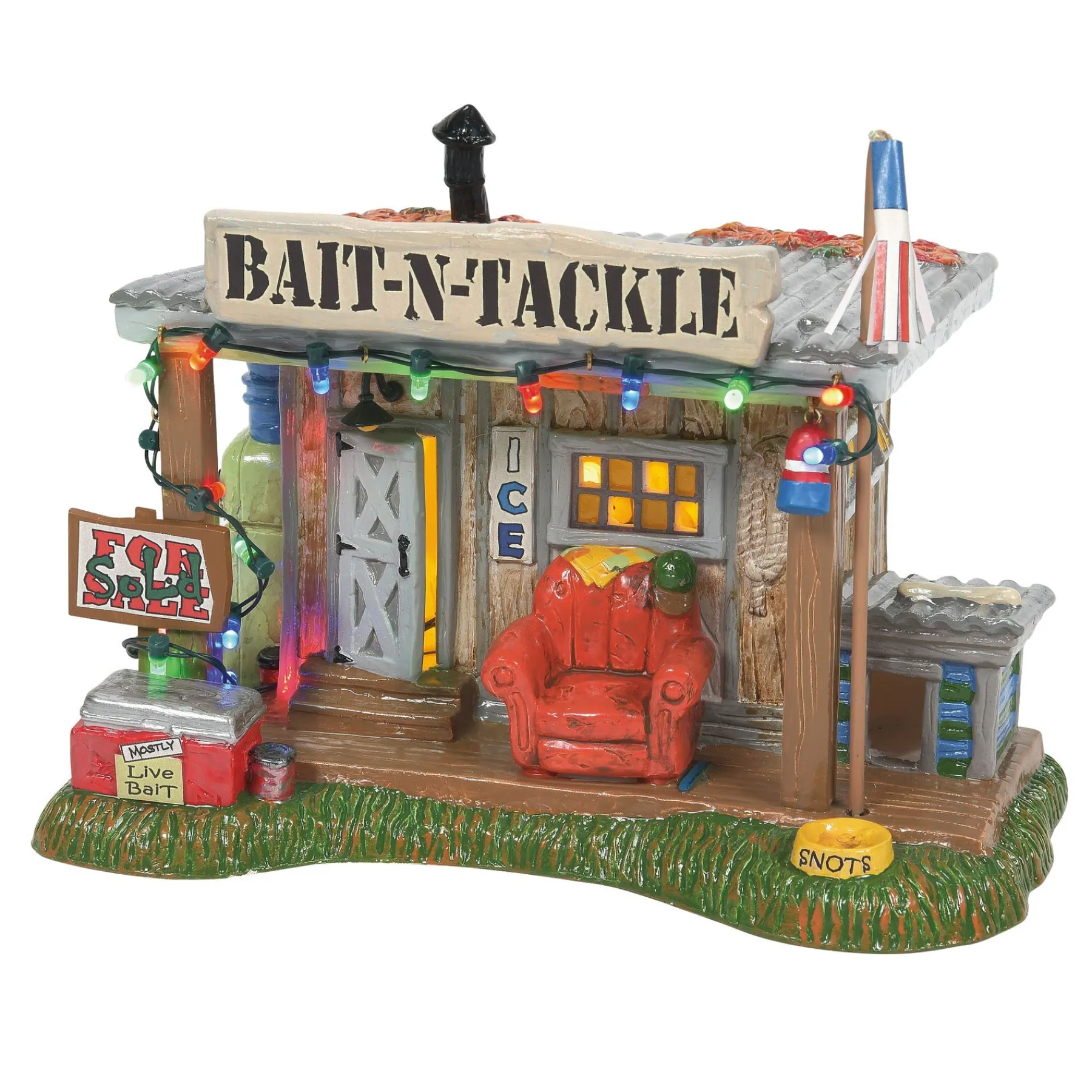 Department 56 The Original Snow Village>Xmas Vac Selling The Bait Shop