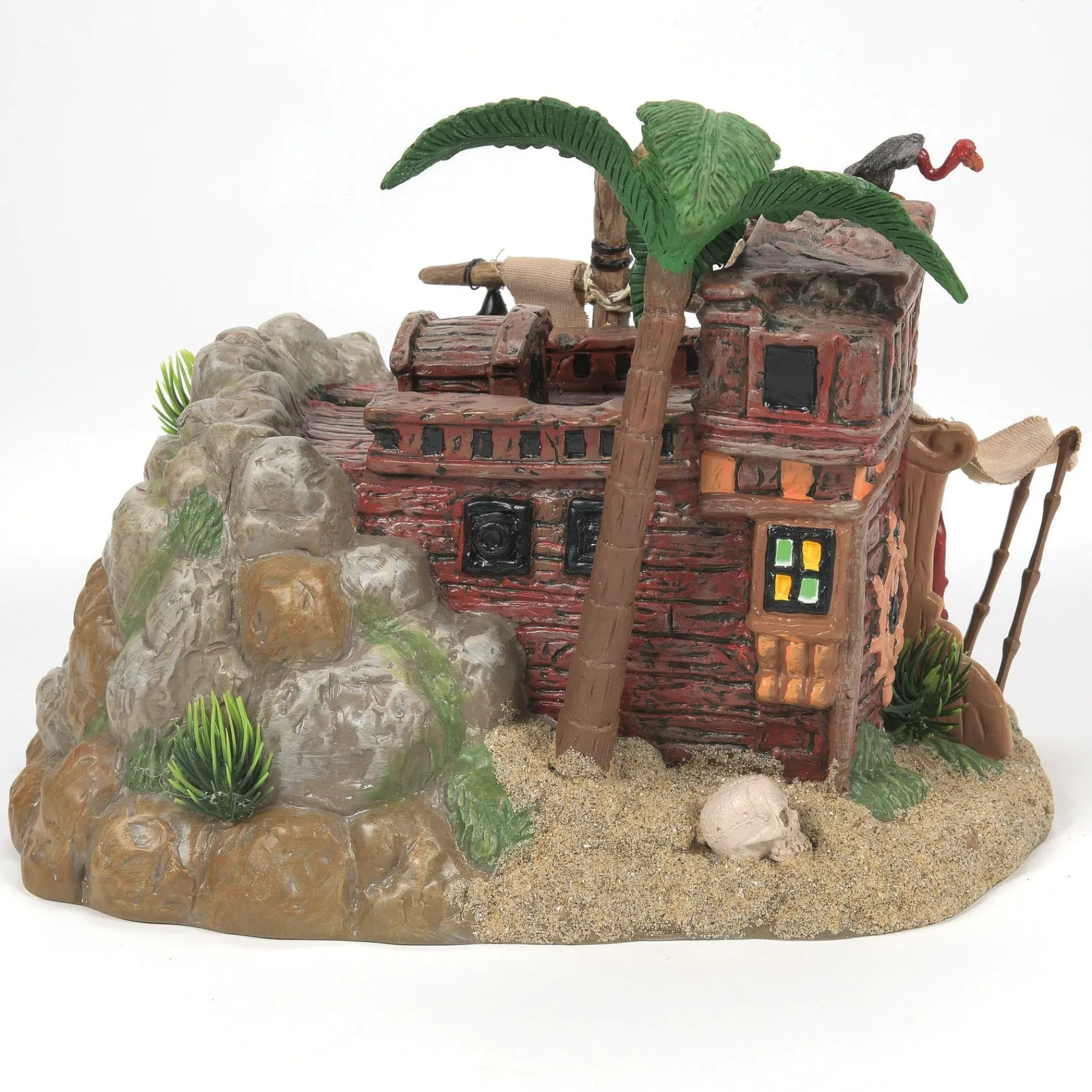 Department 56 Snow Village Halloween>Pirate Haven Hideaway