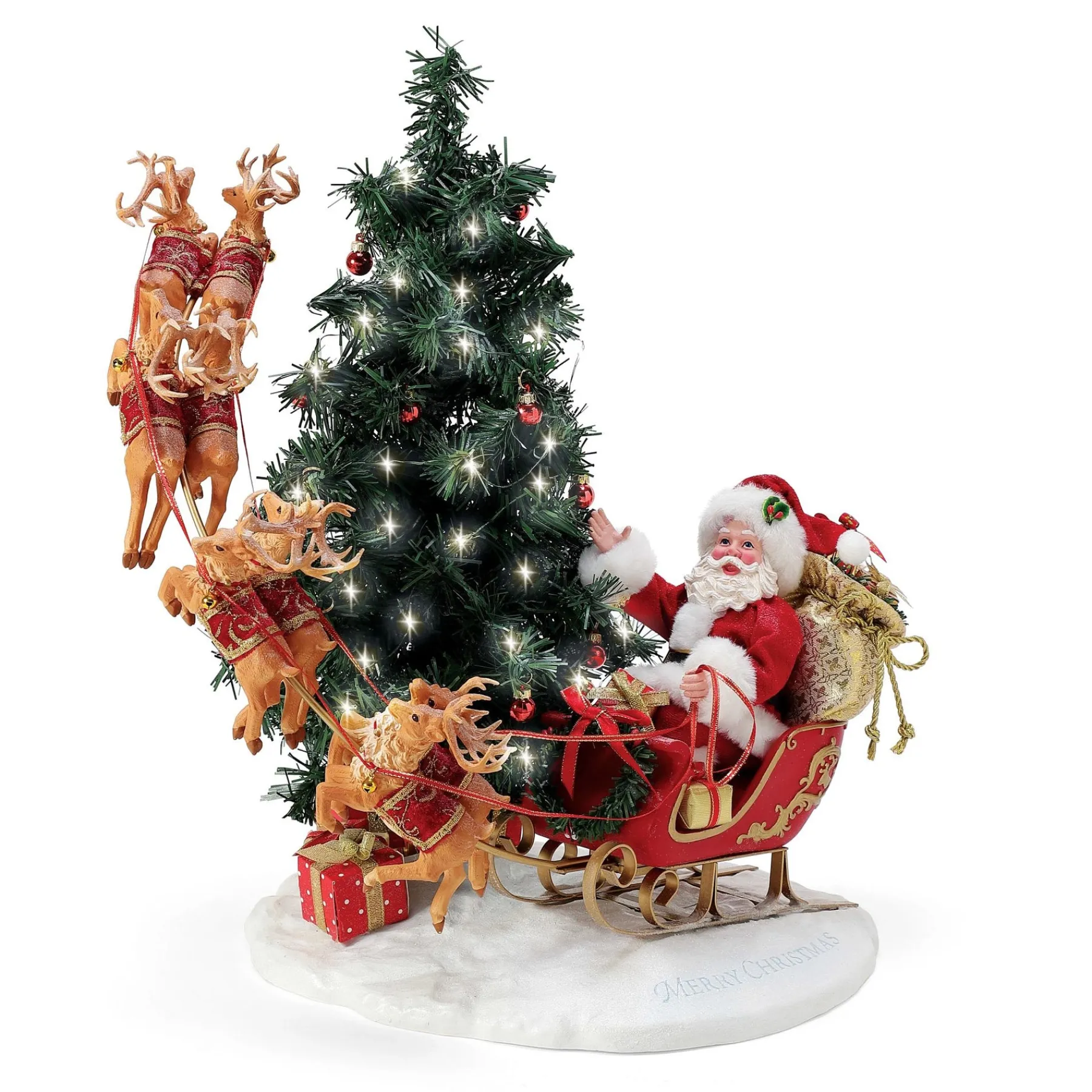 Department 56 Christmas Traditions>Here Comes Santa Claus
