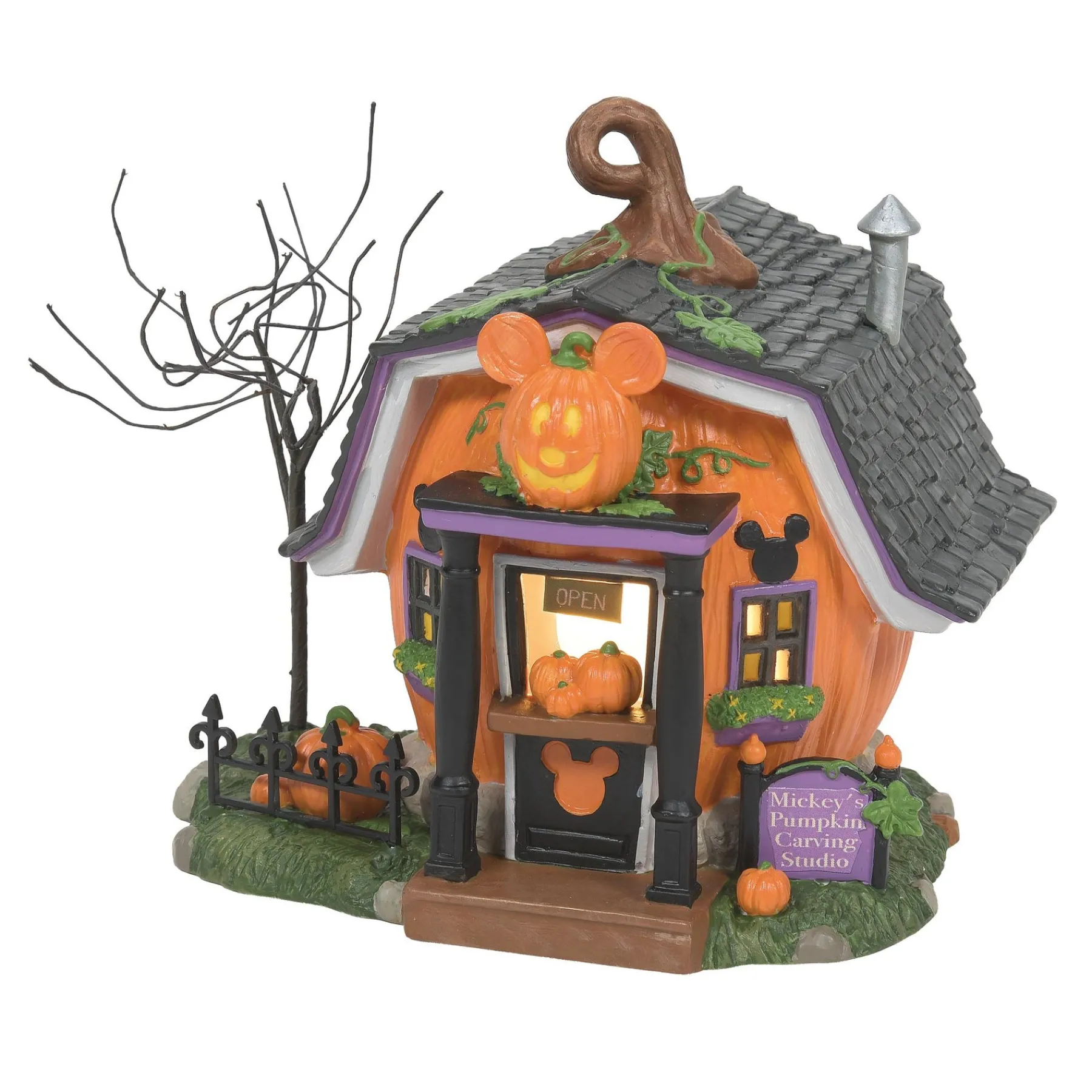Department 56 Disney Village>Pumpkintown Carving Studio
