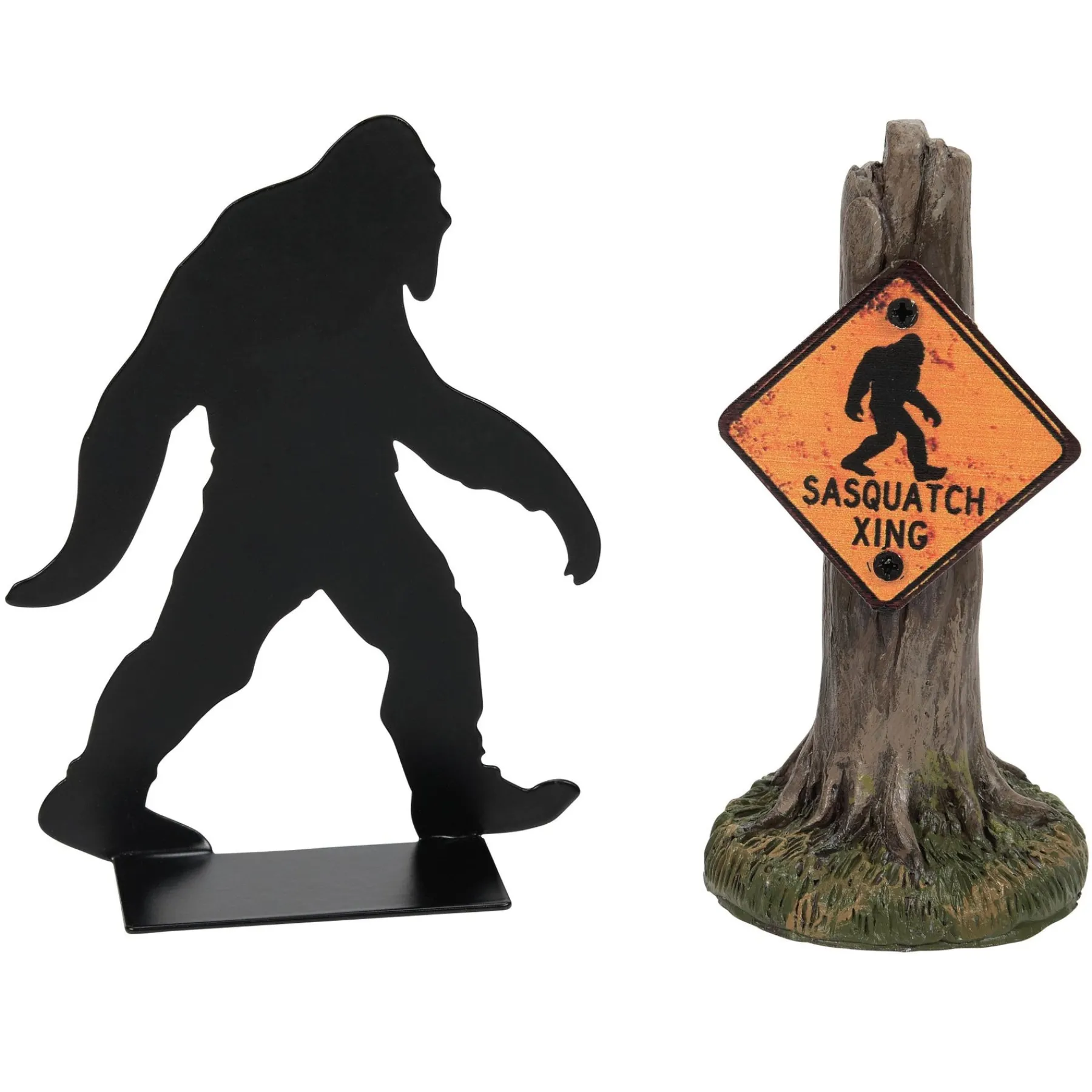 Department 56 Halloween Village Accessories>Sasquatch Silhouette set