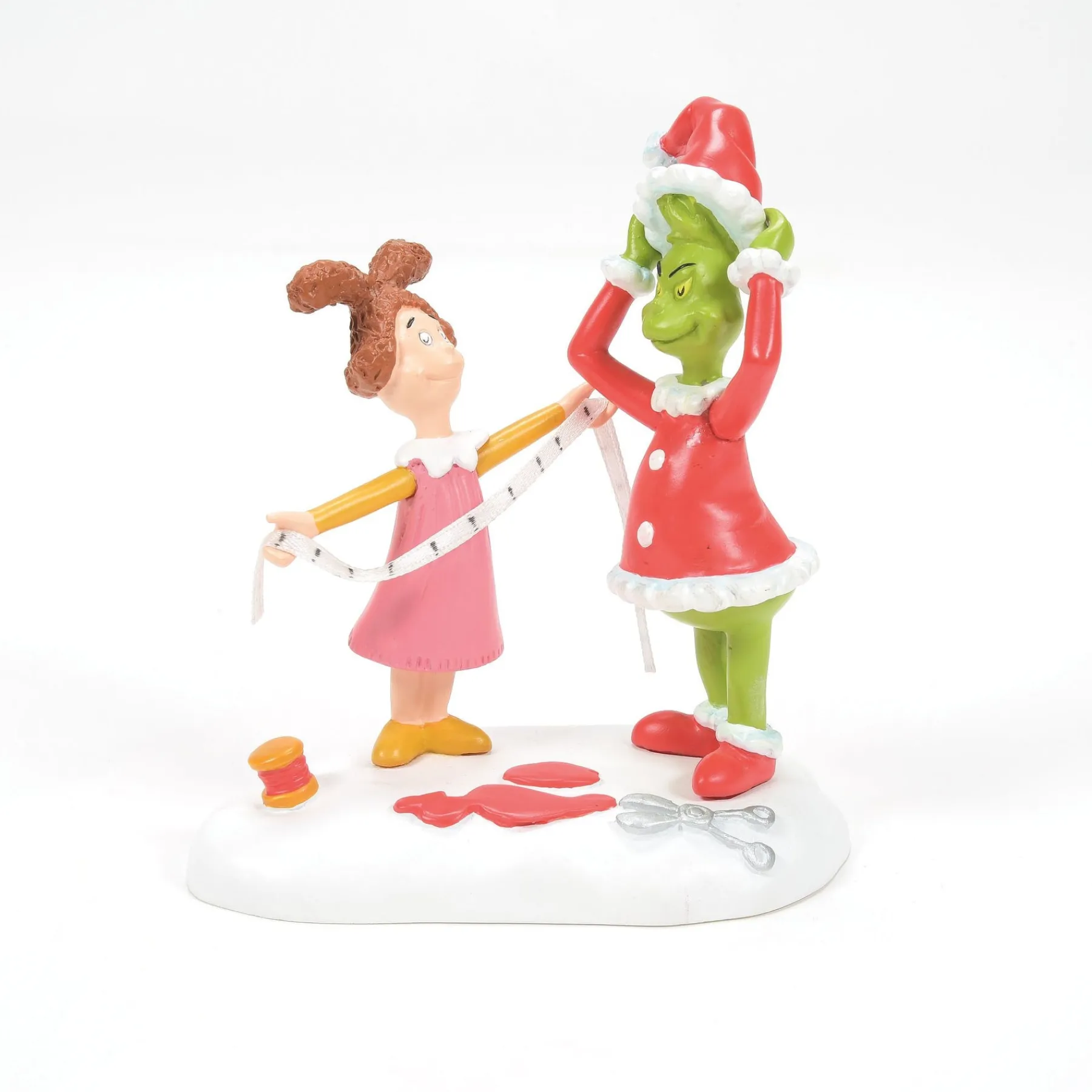 Department 56 Grinch™ Village>Being Fitted for a Santy Suit
