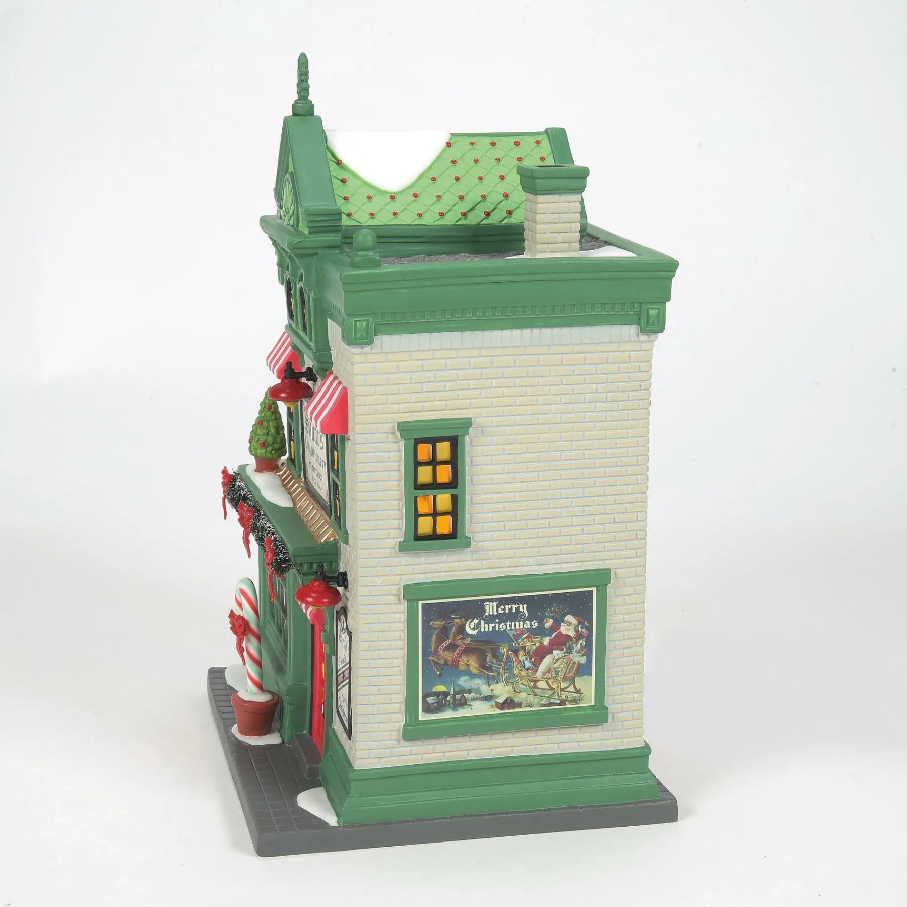 Department 56 Christmas In The City Series>Santa's Corner Confectionery