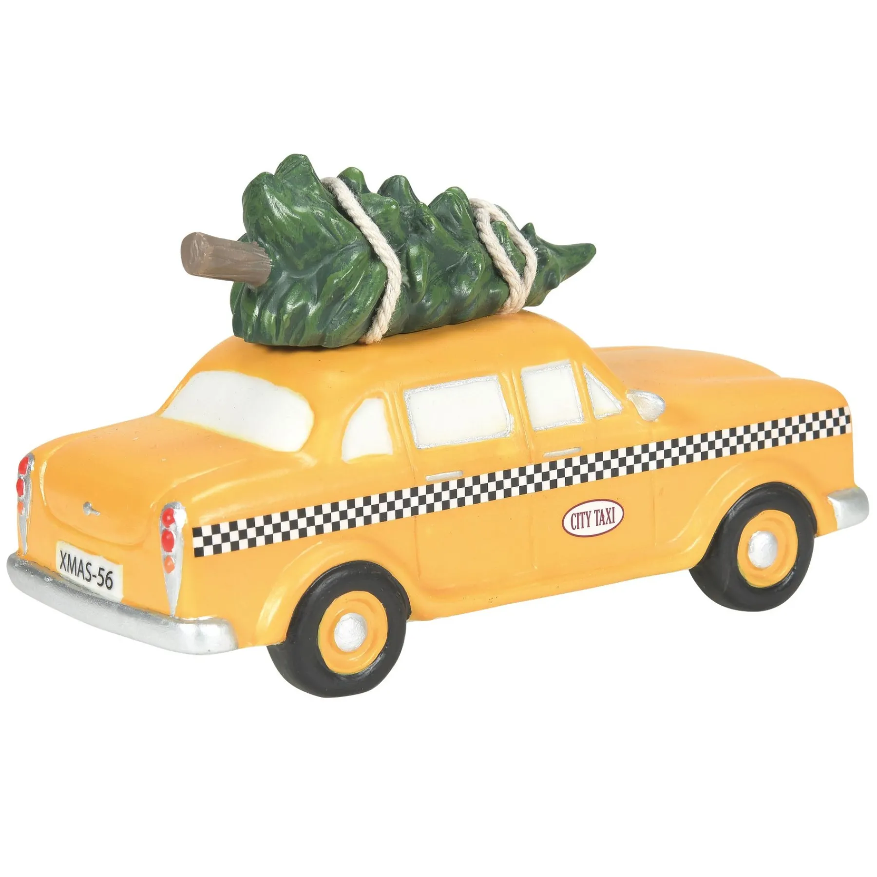 Department 56 Christmas In The City Series>Hailing Christmas Cab