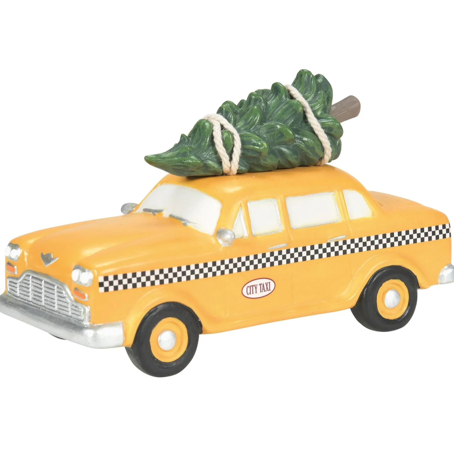 Department 56 Christmas In The City Series>Hailing Christmas Cab