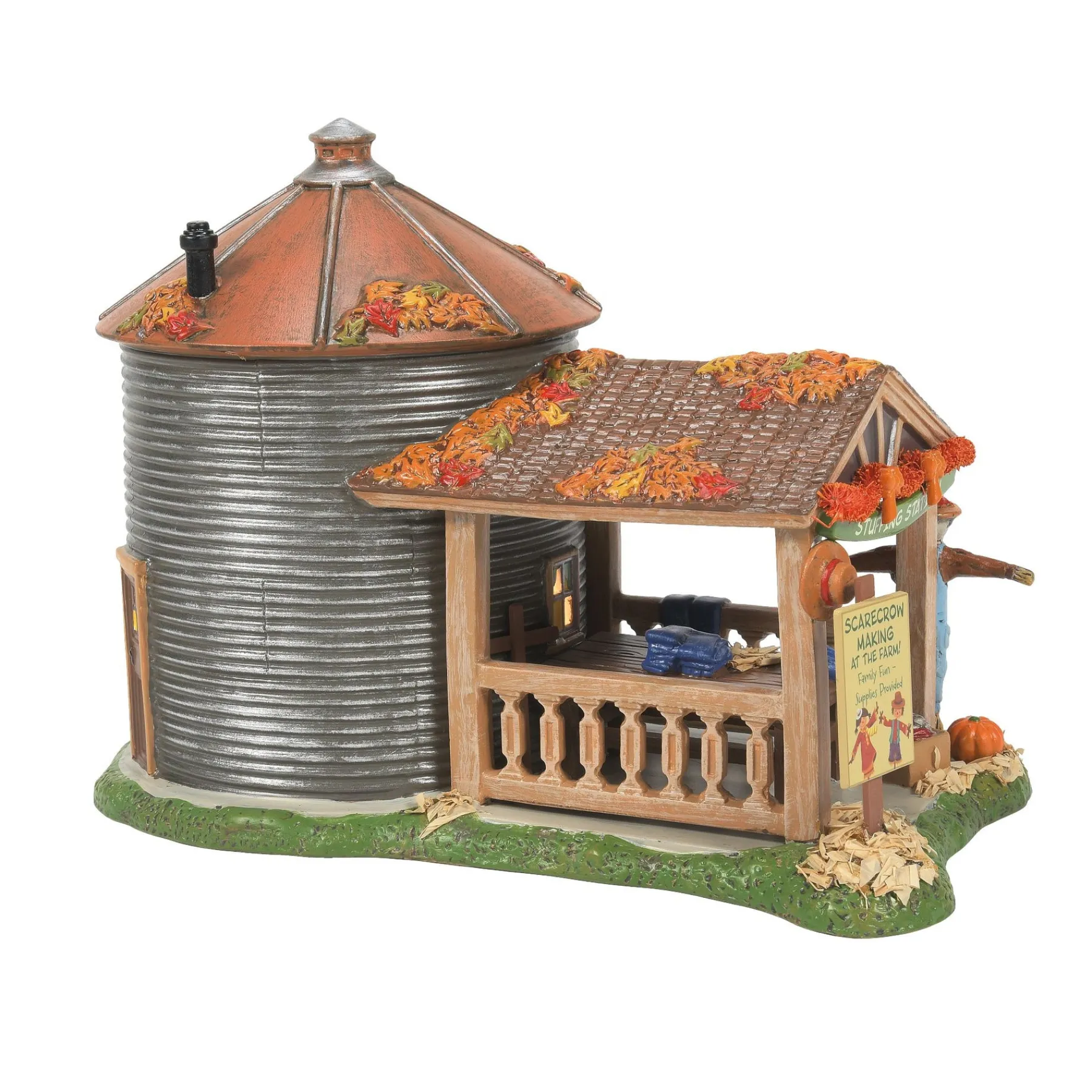 Department 56 Snow Village Halloween>Make & Take Scarecrow Shack