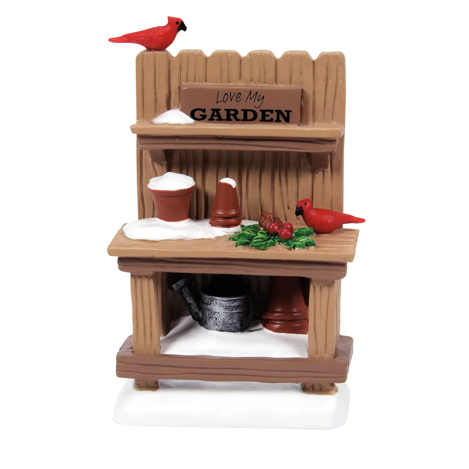 Department 56 Village Accessories>Potter's Bench with Birdies