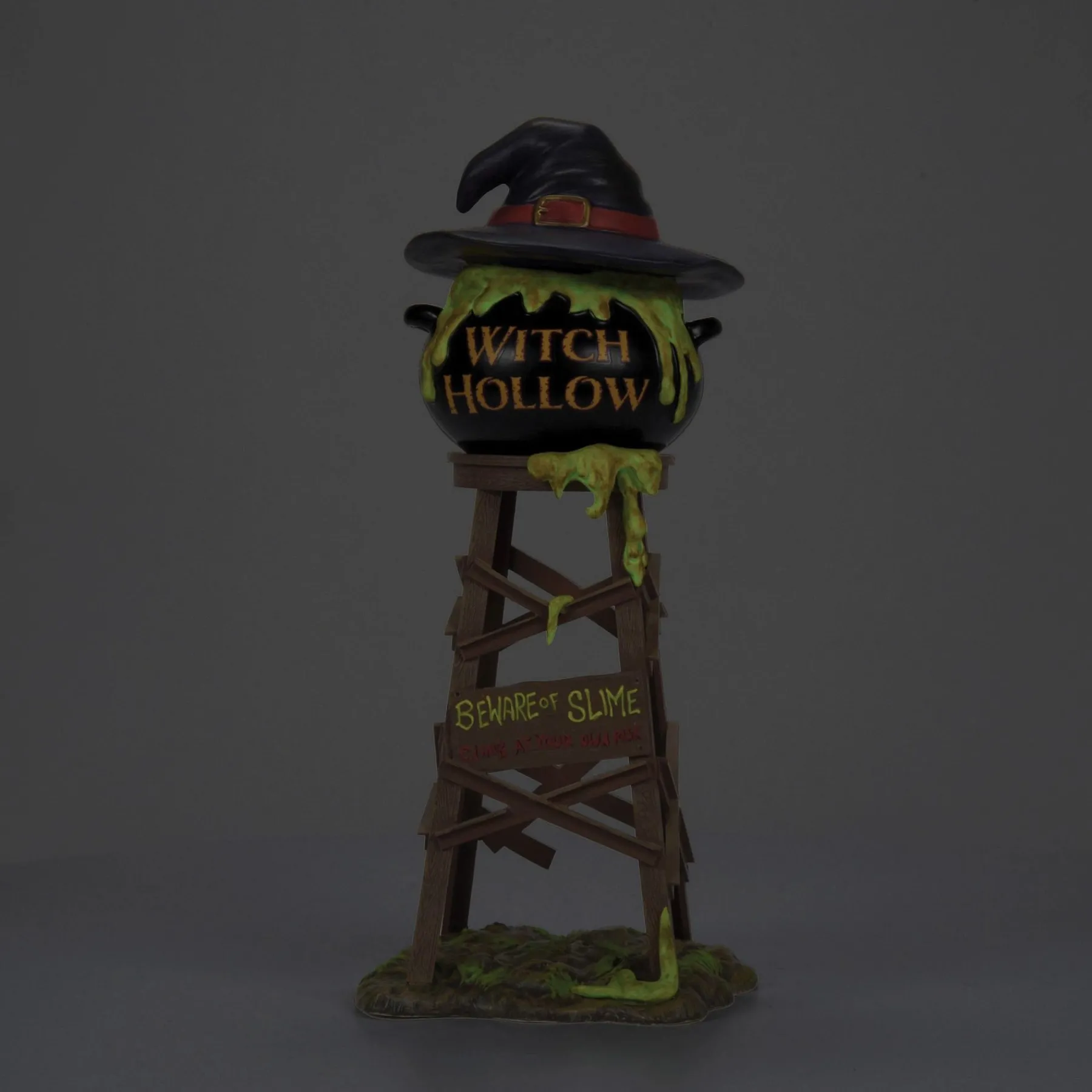 Department 56 Snow Village Halloween>Witch Hollow Watertower