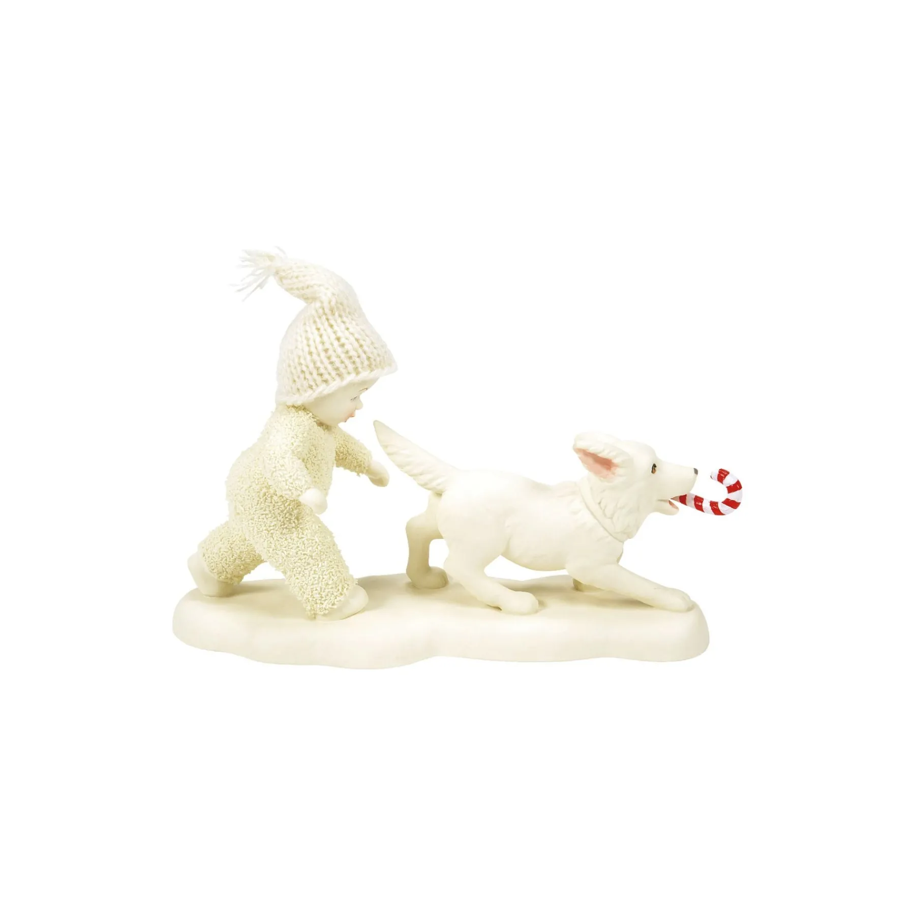 Department 56 Snowbabies Classic Collection|Snowbabies Christmas Jubilee Collection>Candy Cane Chase