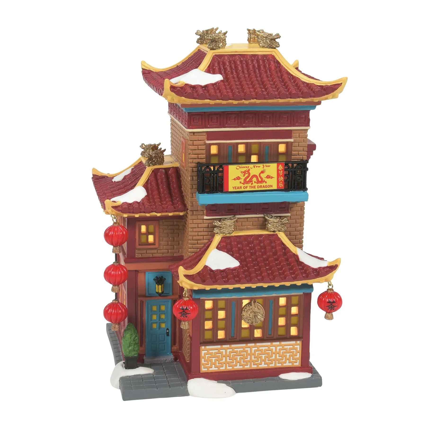 Department 56 Christmas In The City Series>Lunar Dragon Tea House