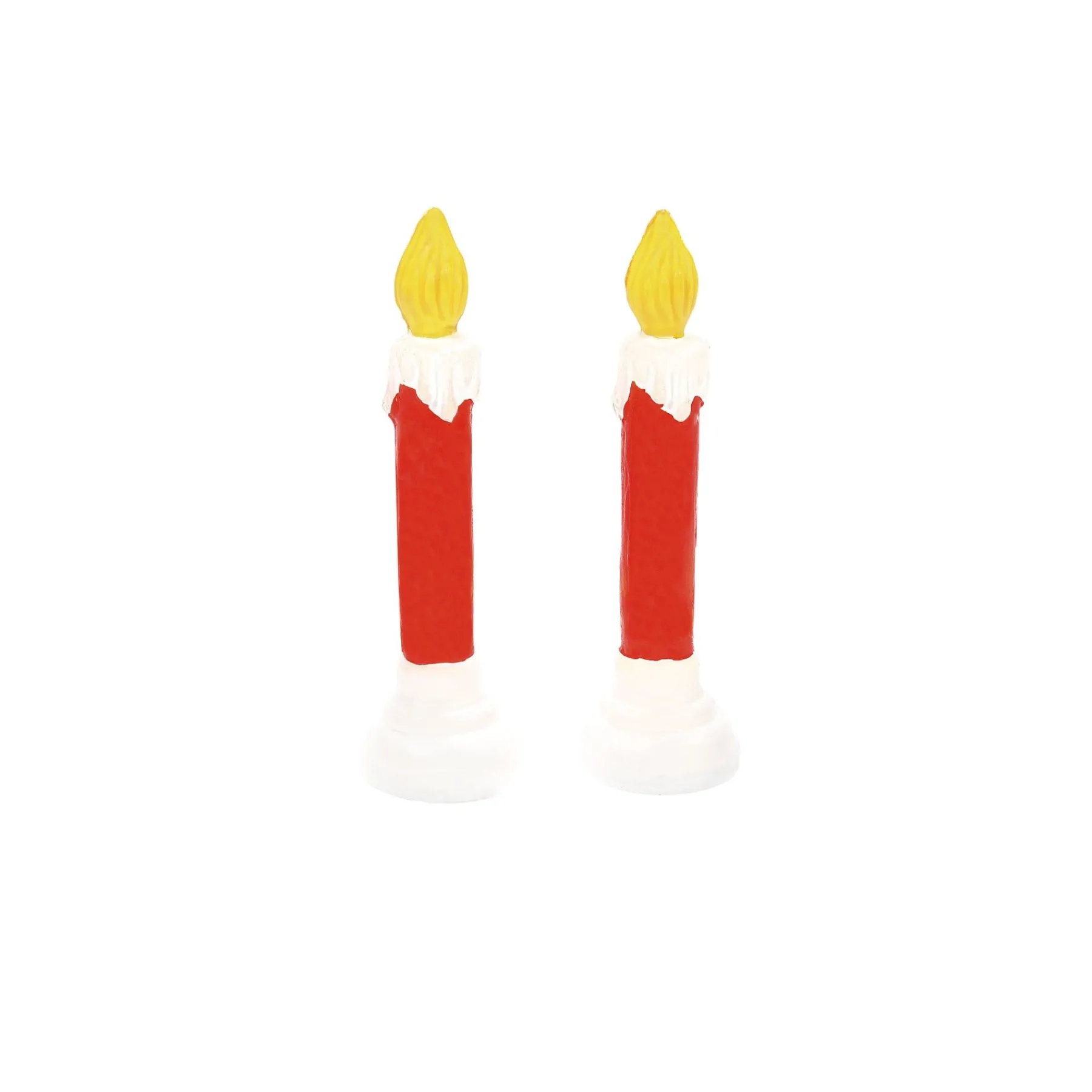 Department 56 Village Accessories>Blow Mold Candle s/2