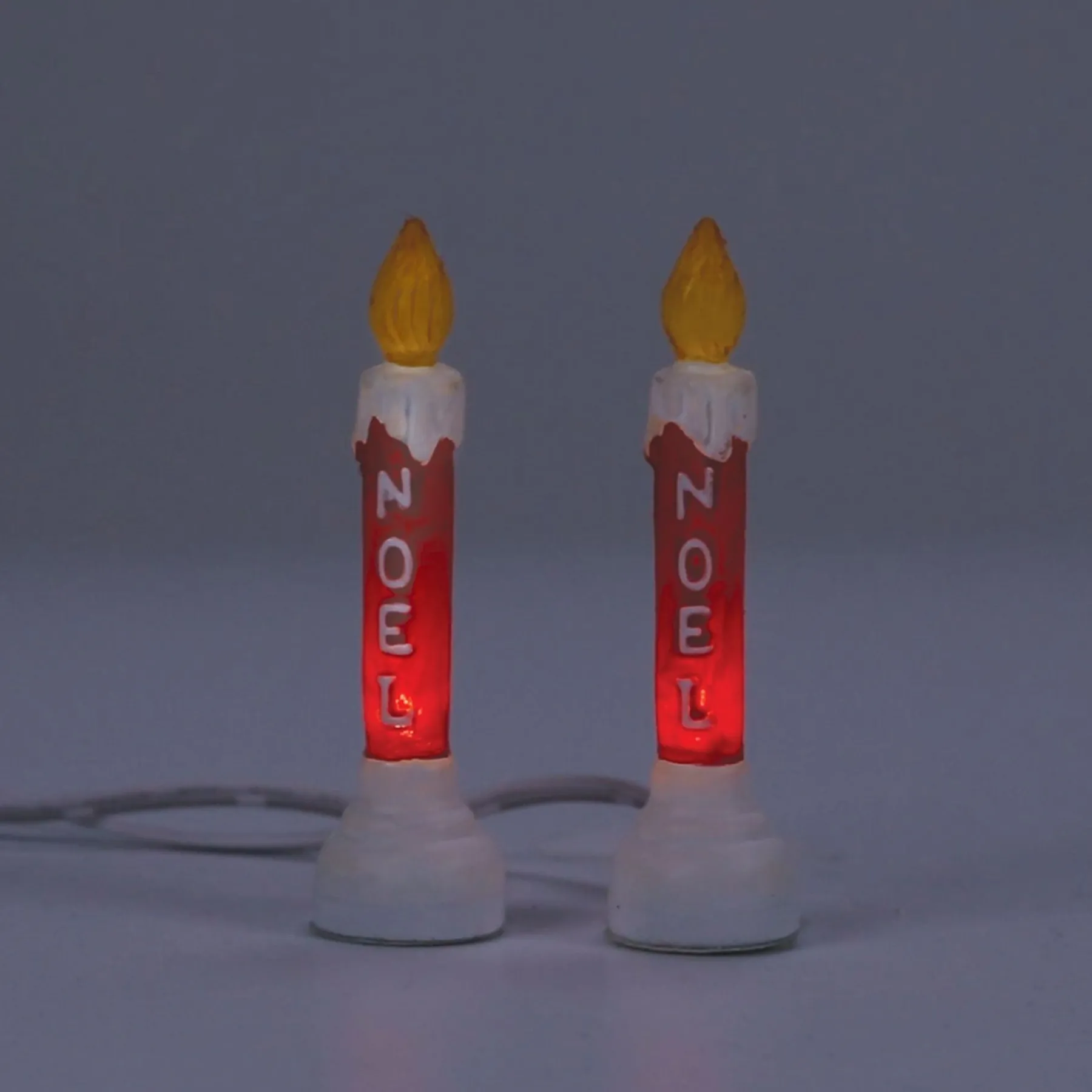 Department 56 Village Accessories>Blow Mold Candle s/2